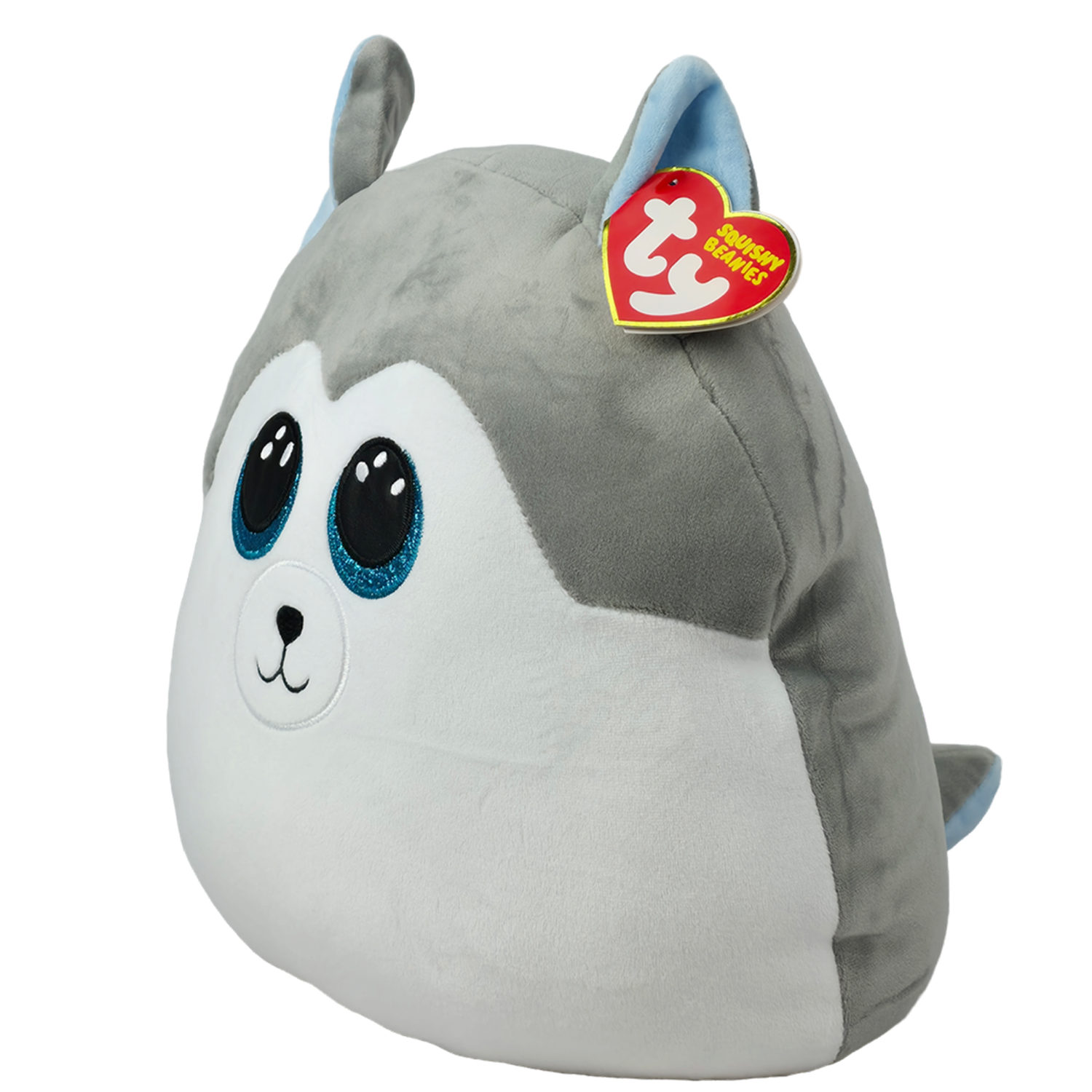 Мягкая игрушка TY Squish-A-Boos хаски Slush, 35 см