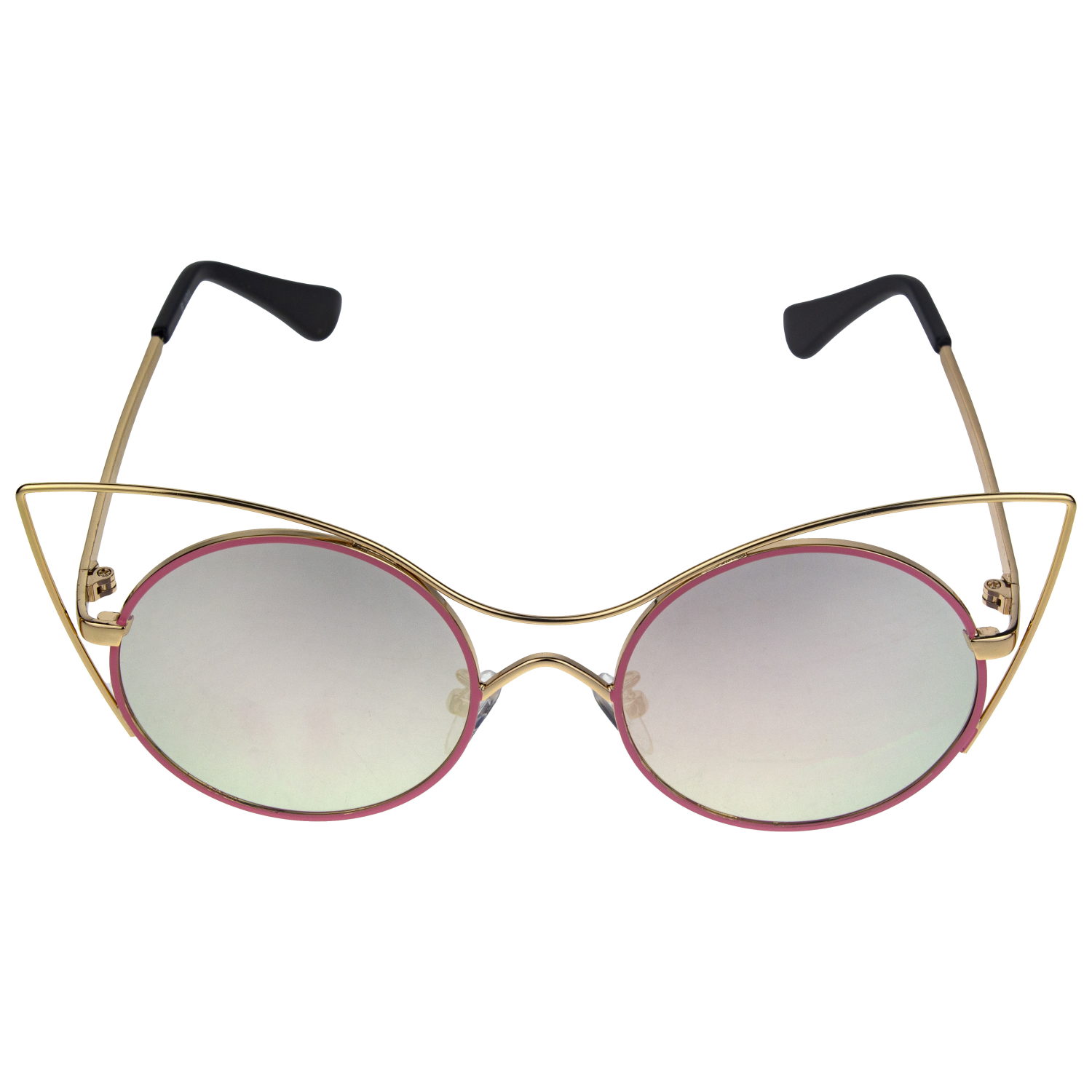 Очки солнцезащитные детские Lukky Fashion "Кошачий взгляд", с зеркальным эффектом