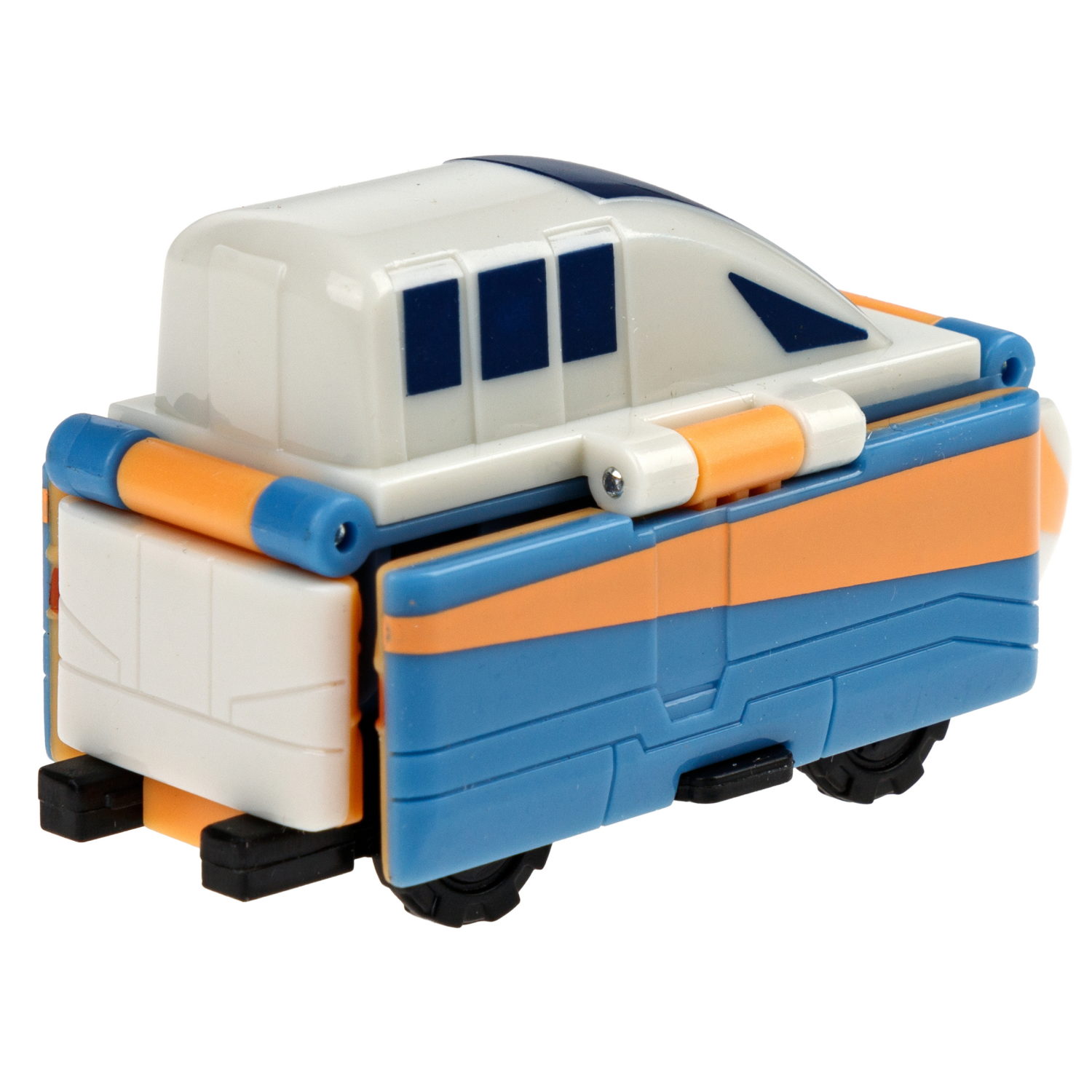 1toy Transcar Double: Паровоз – Скоростной поезд, 8 см, блистер