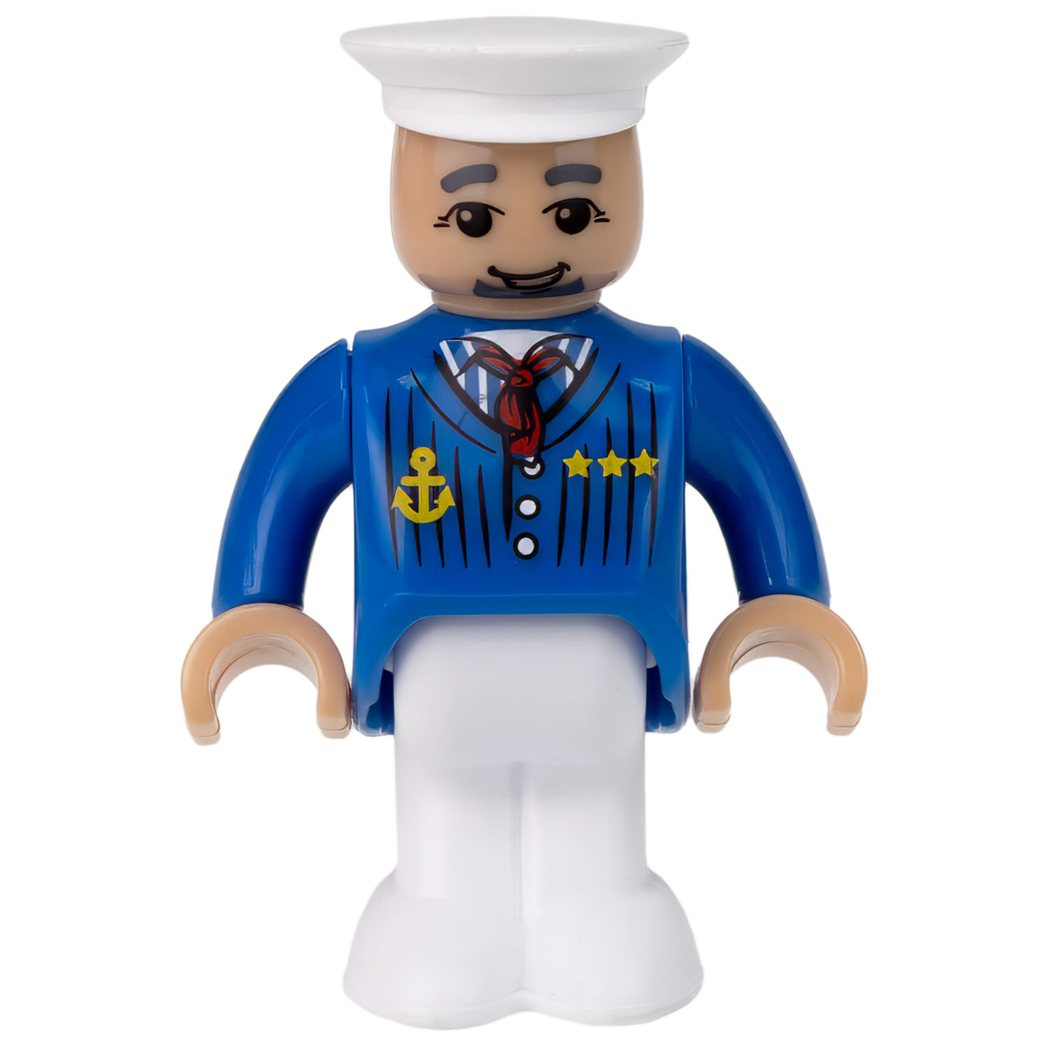 Деревянная железная дорога 1TOY GOODOK с электропоездом, 39 элементов