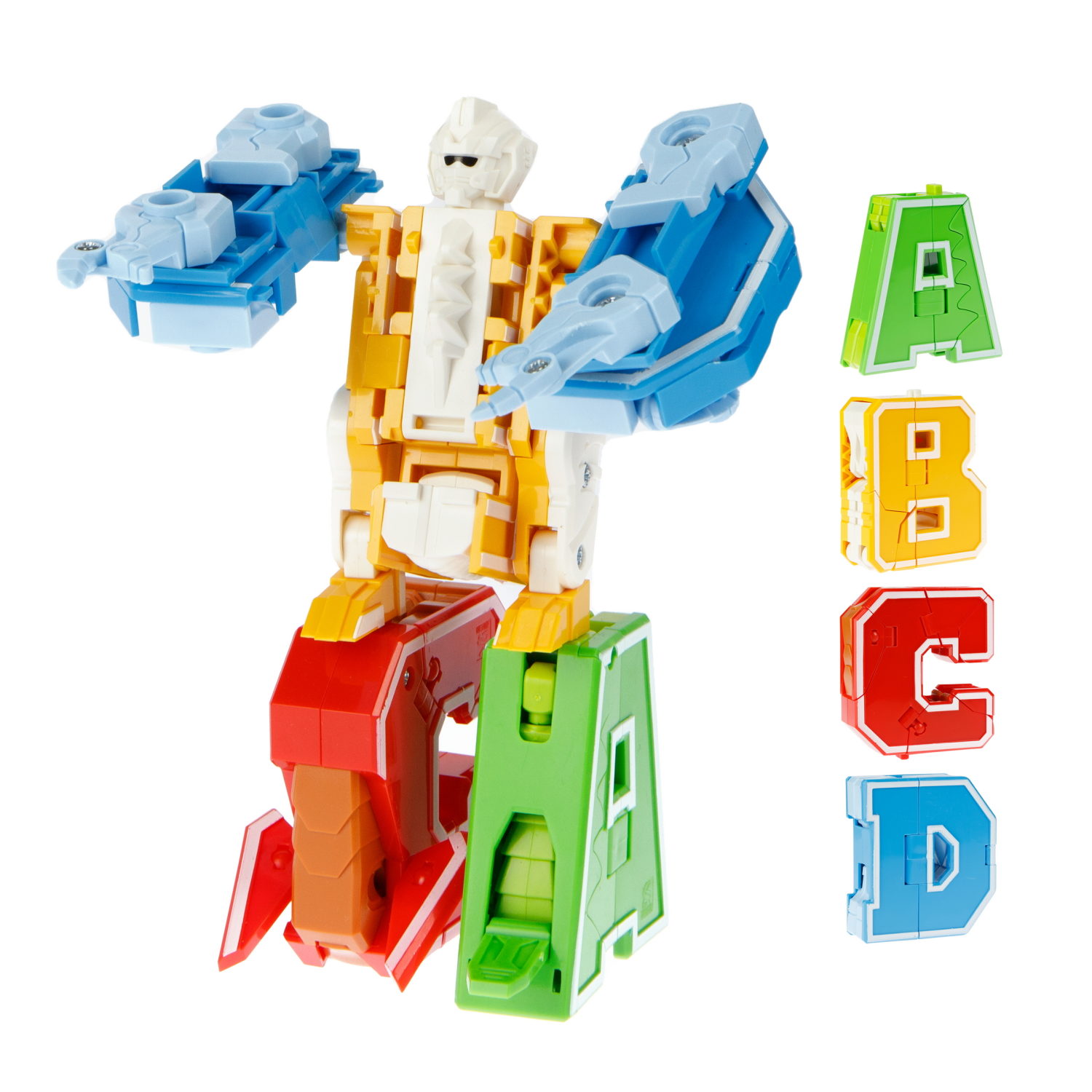 Трансформеры 1TOY, трансботы Lingvo Zoo, роботы, английские буквы от A до Z