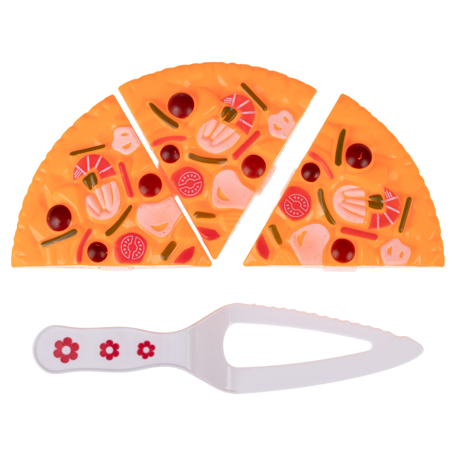 1TOY ДЕВОЧКИНА РАДОСТЬ Набор продуктов в сковороде "Пиццерия", 30х19 см.