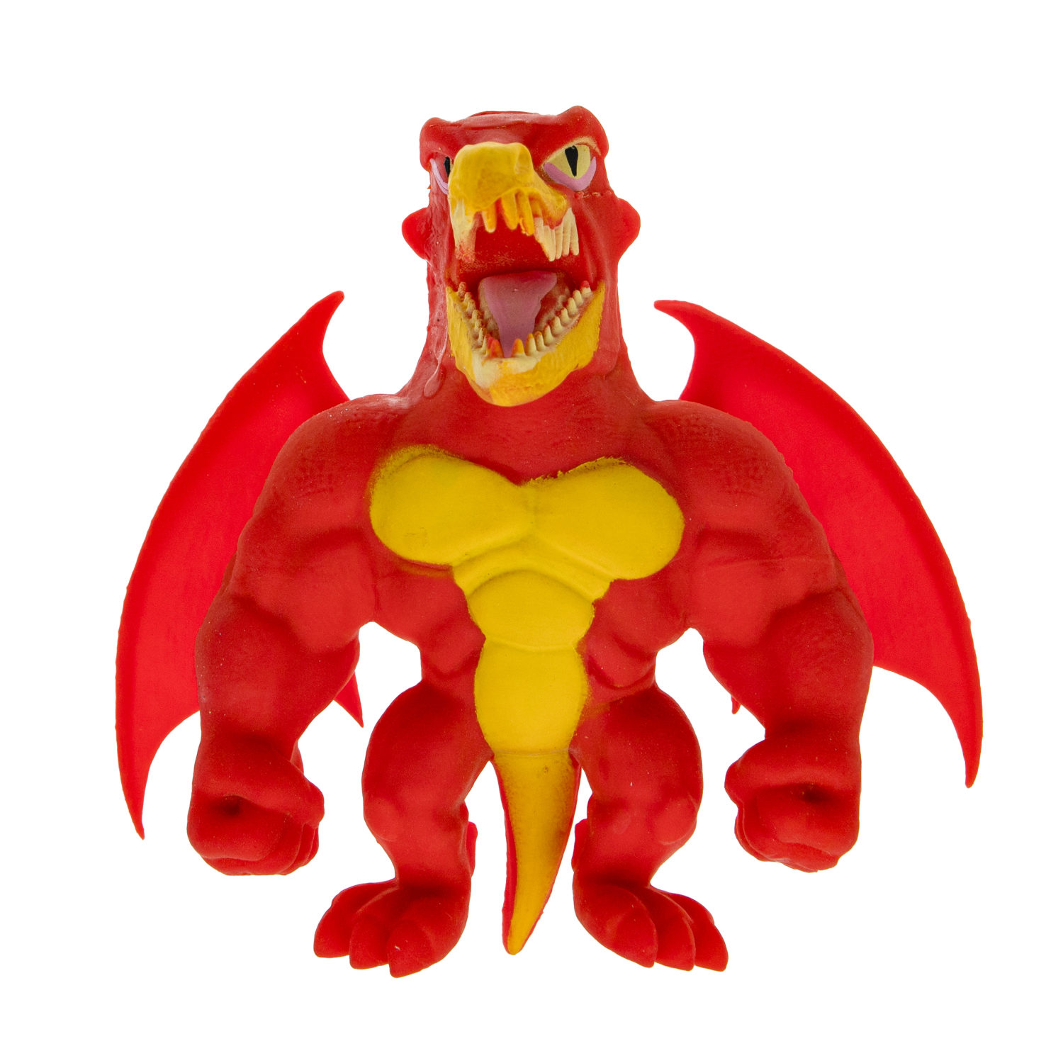Тянущиеся фигурки 1TOY Monster Flex Dino, Птерагонп, монстр тянучка, 14 см