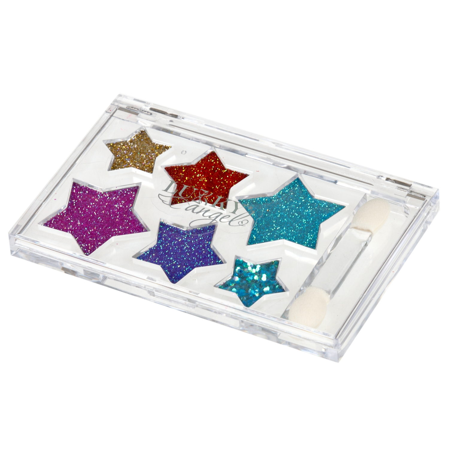 Палетка крем-теней для век детских Lukky Angel, «Звездочки», 6 цветов, 5,4 г
