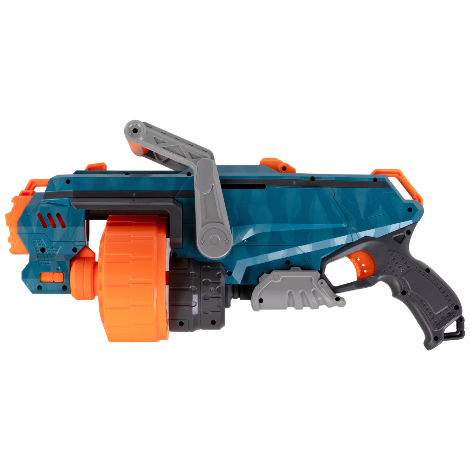 1toy Funmax "M32" бластер механический, барабан на 18 выстрелов, в комплекте 24 EVA снаряда