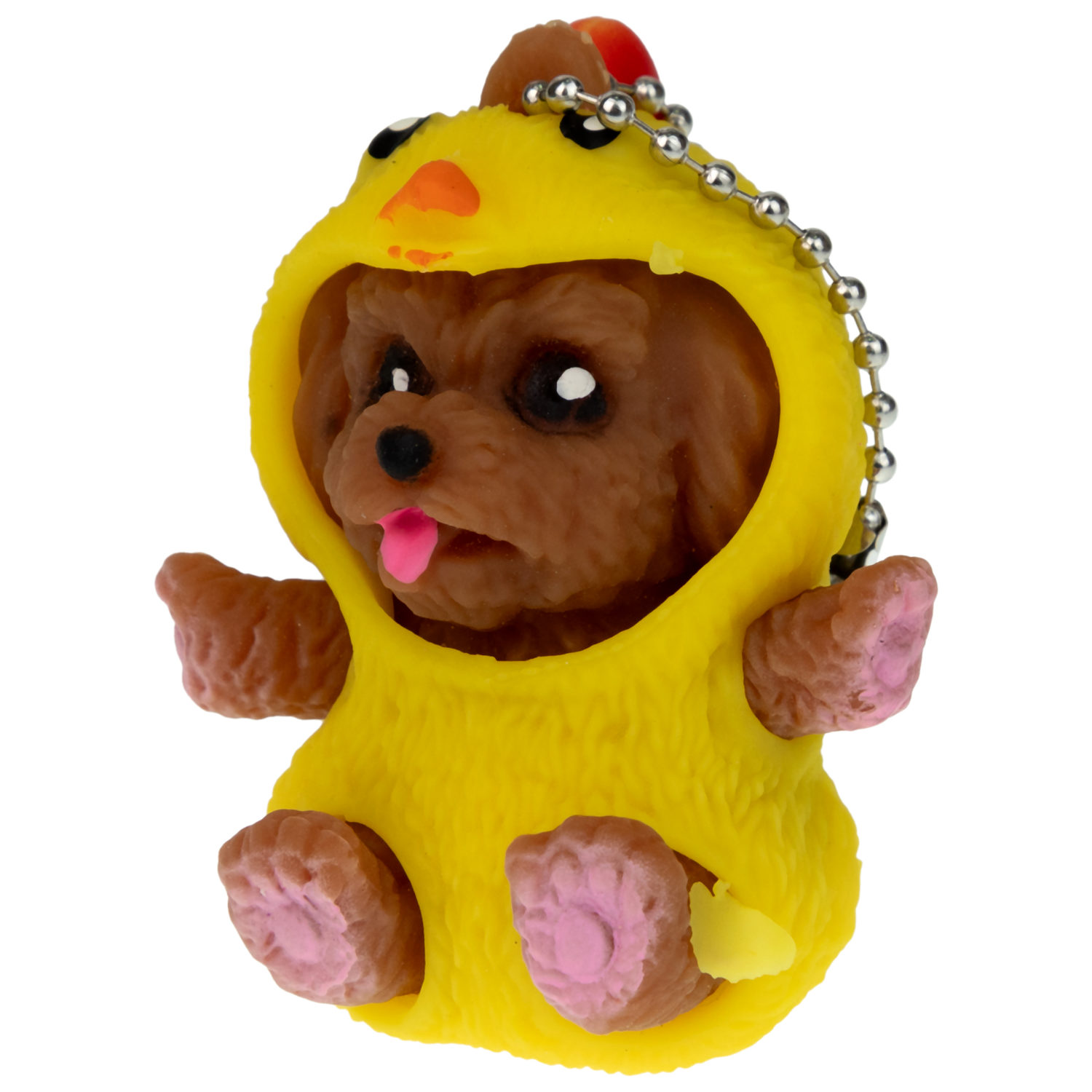 Игрушка антистресс для рук 1TOY Маскарад для зверят, мягкая, резиновая, сквиш, жмякалка, мялка, брелок детский, для взрослого, 12 видов в ассортименте