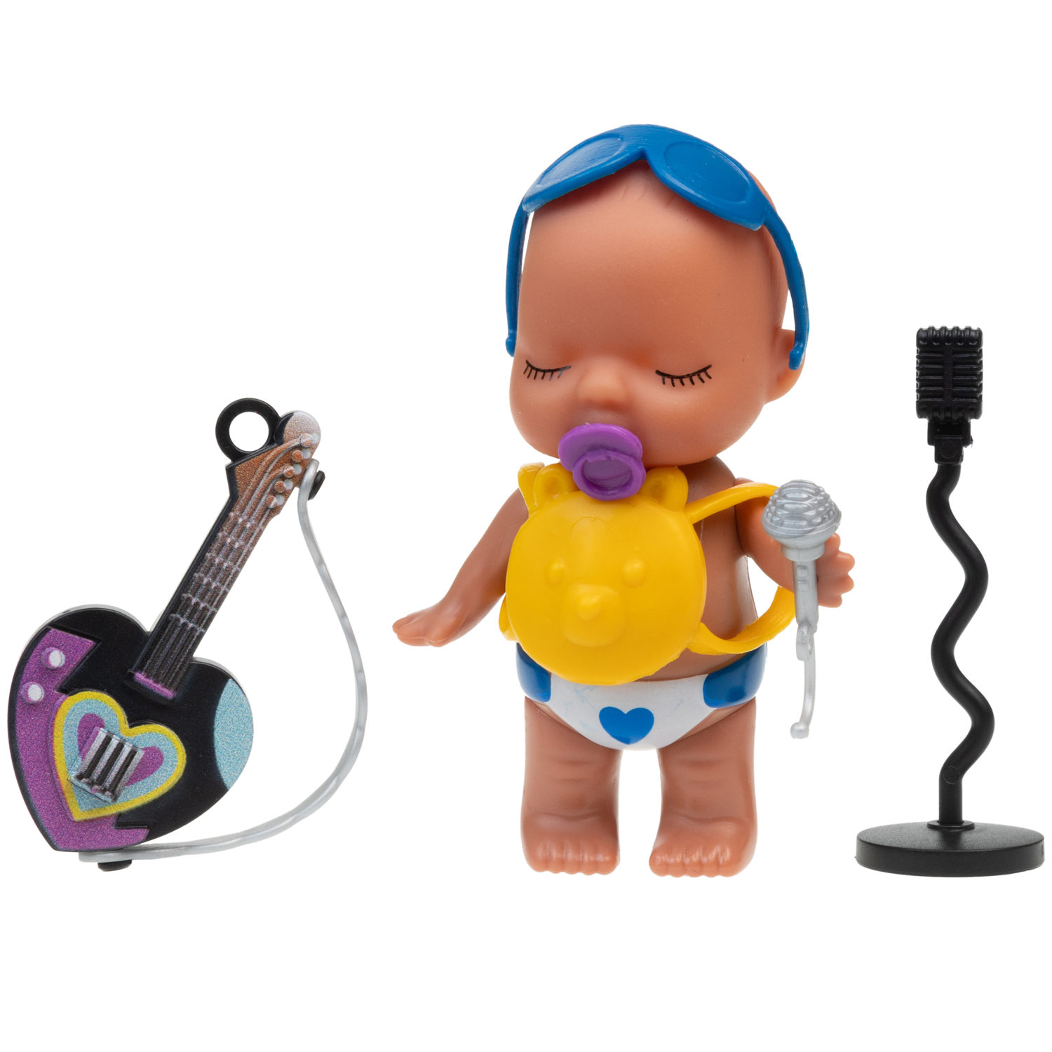 1TOY LUCKY BOX Baby rock пупс с аксессуарами, в асс. 6 видов, в кор., 12 шт в дб.