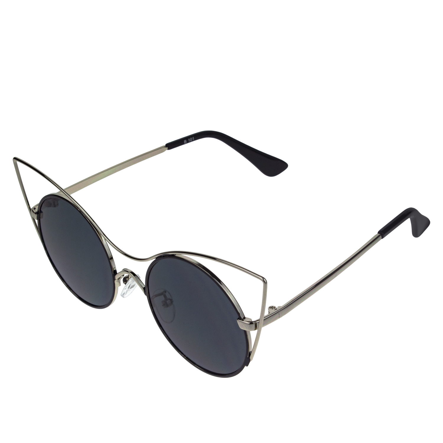 Очки солнцезащитные детские Lukky Fashion "Кошачий взгляд", с зеркальным эффектом