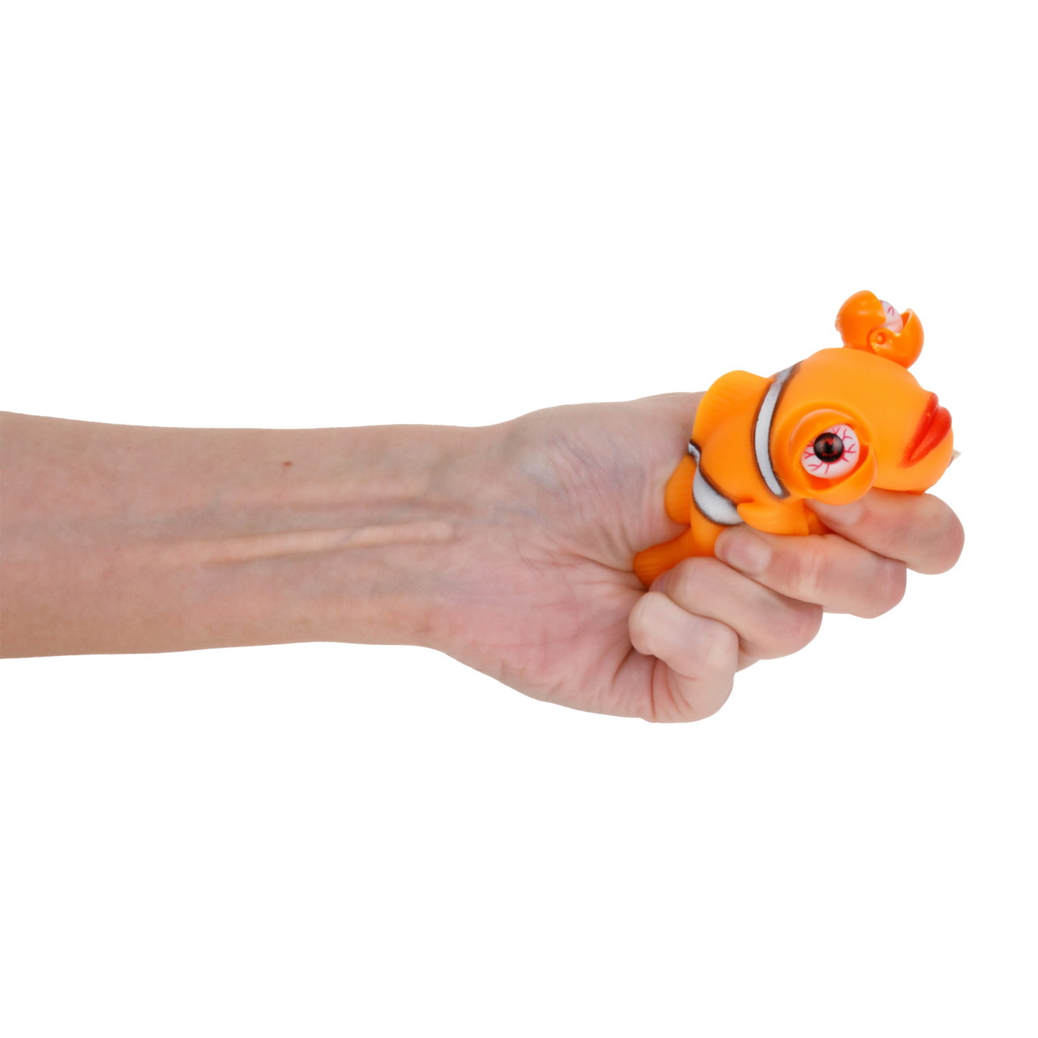 1toy Пучеглаз-антистресс "Водная фауна" 5,7х9x5 см, 4 вида в ассортименте