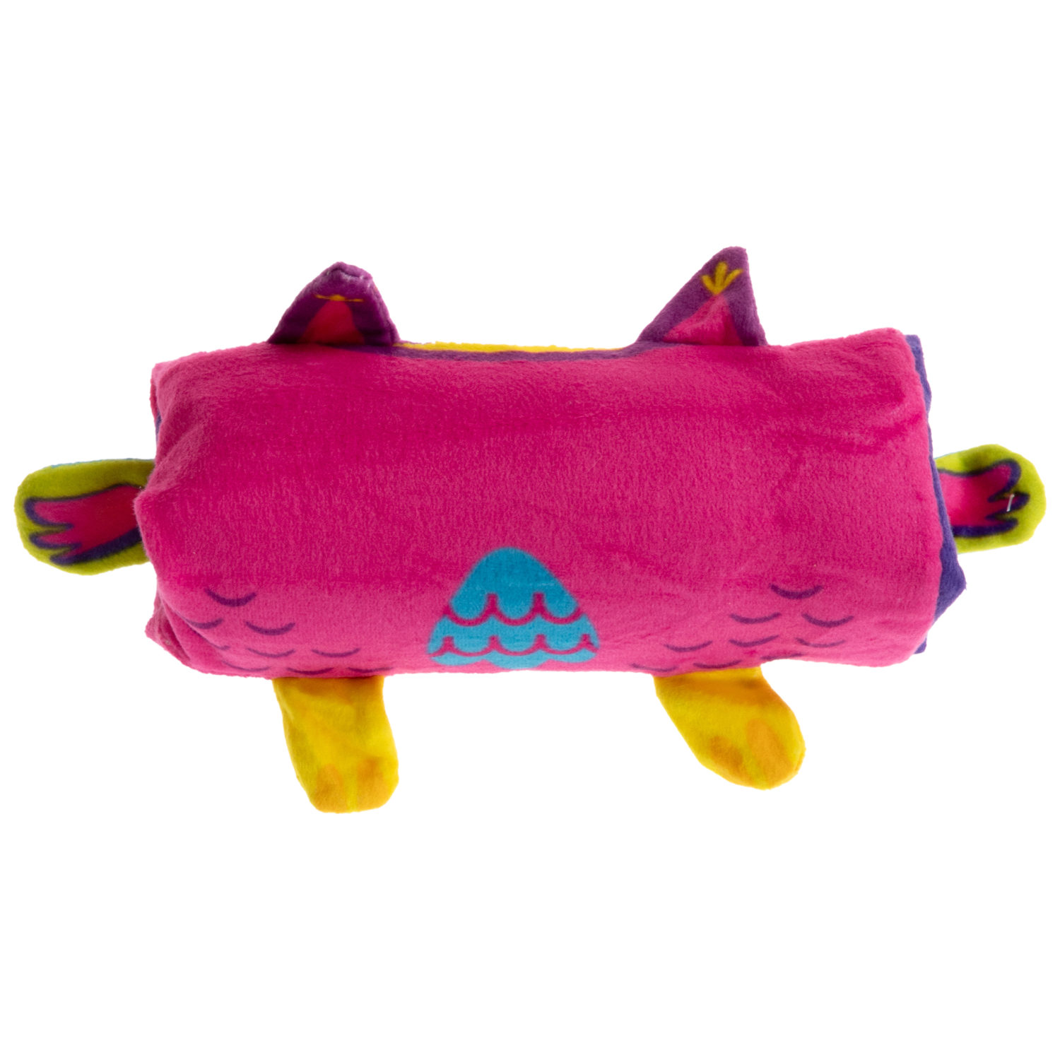 Скользун Вывернушка 2 в 1 1TOY Совы, плюшевая, игрушка-антистресс для рук