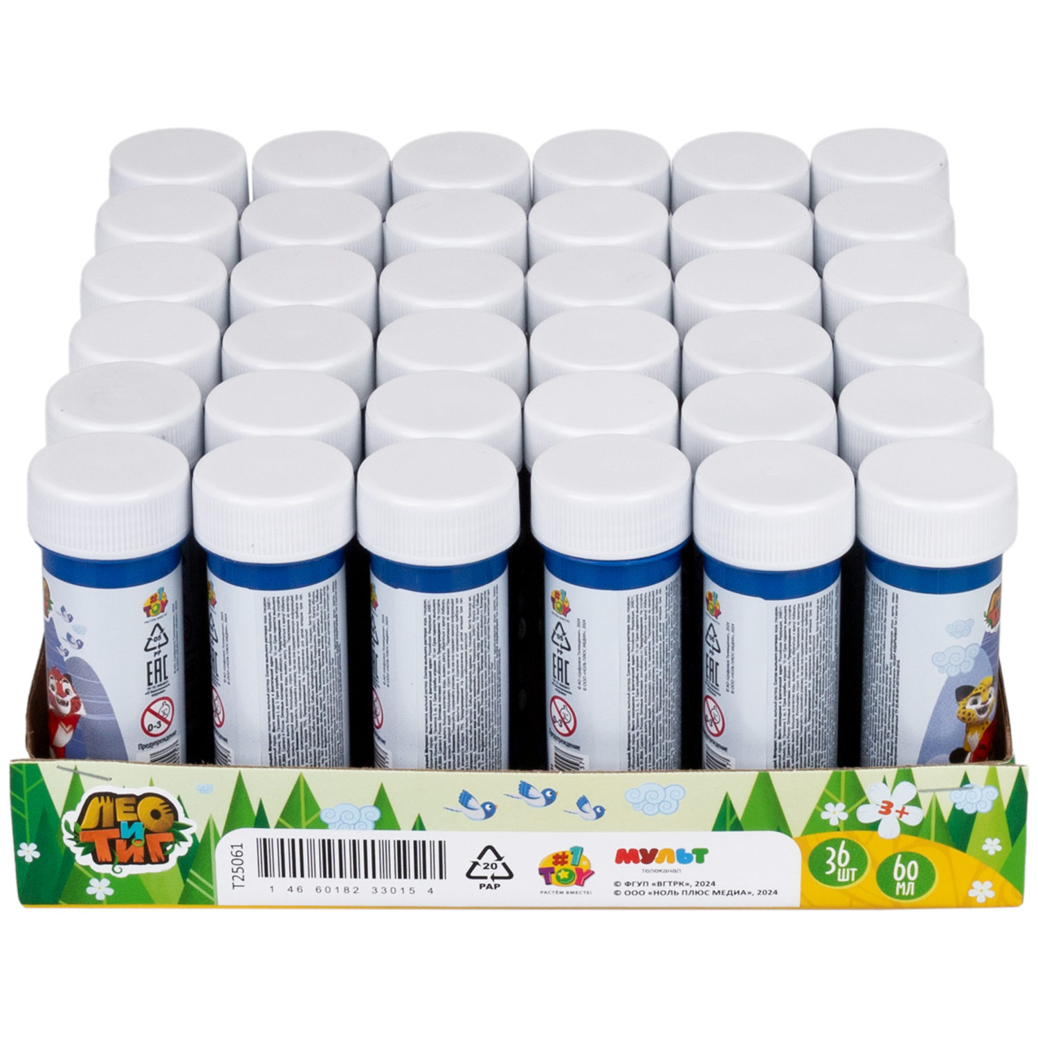 1TOY Лео и Тиг, мыльные пузыри, 60 мл