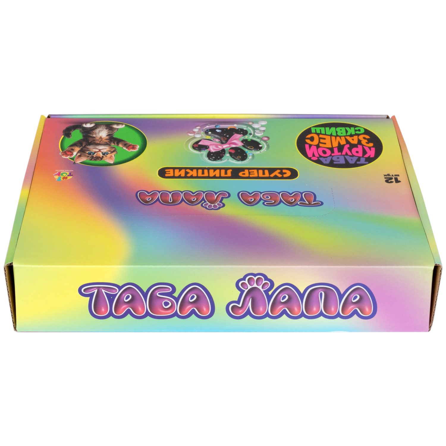 Таба лапа прозрачная 1TOY Крутой замес, 6,5х3 см, в ассортименте