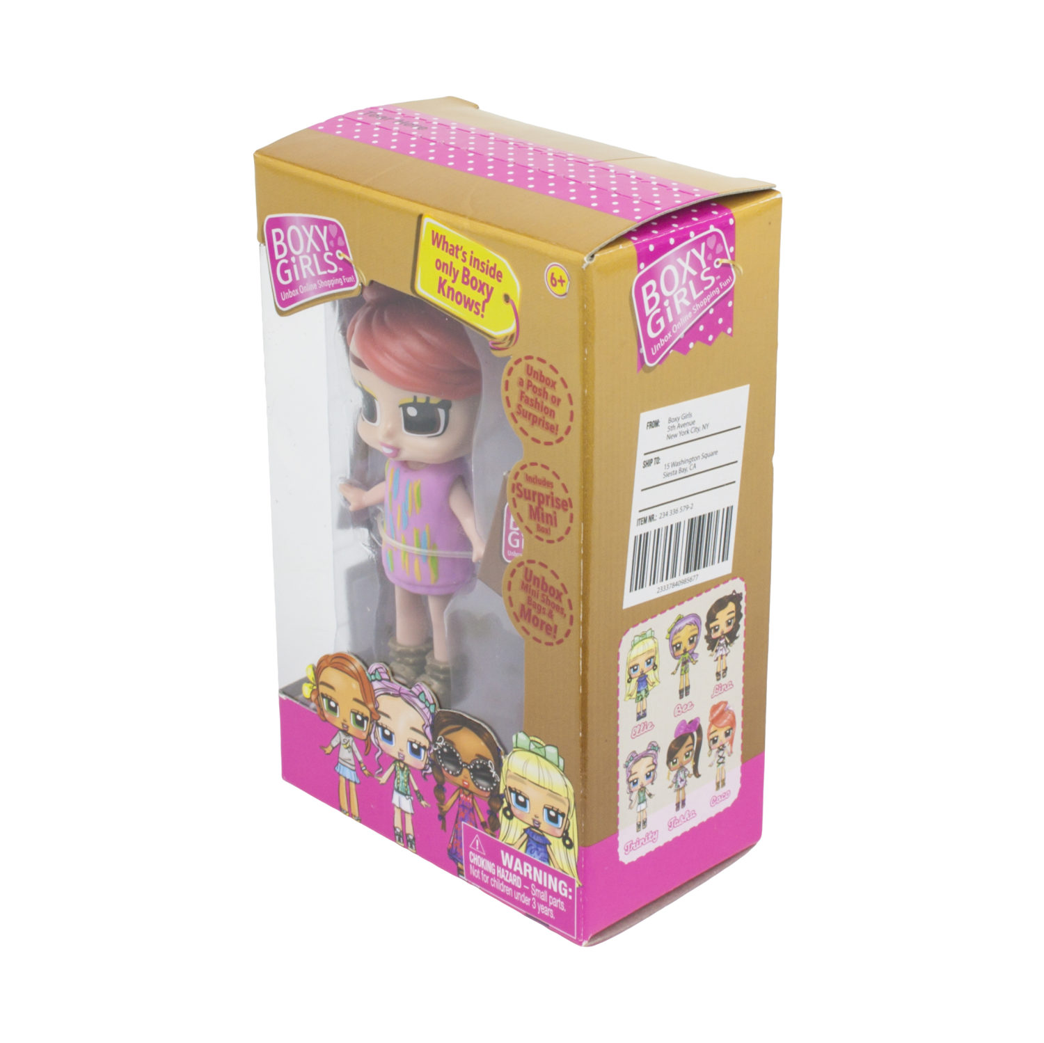 Кукла Boxy Girls MINI 8см с аксессуарами, 6 видов.