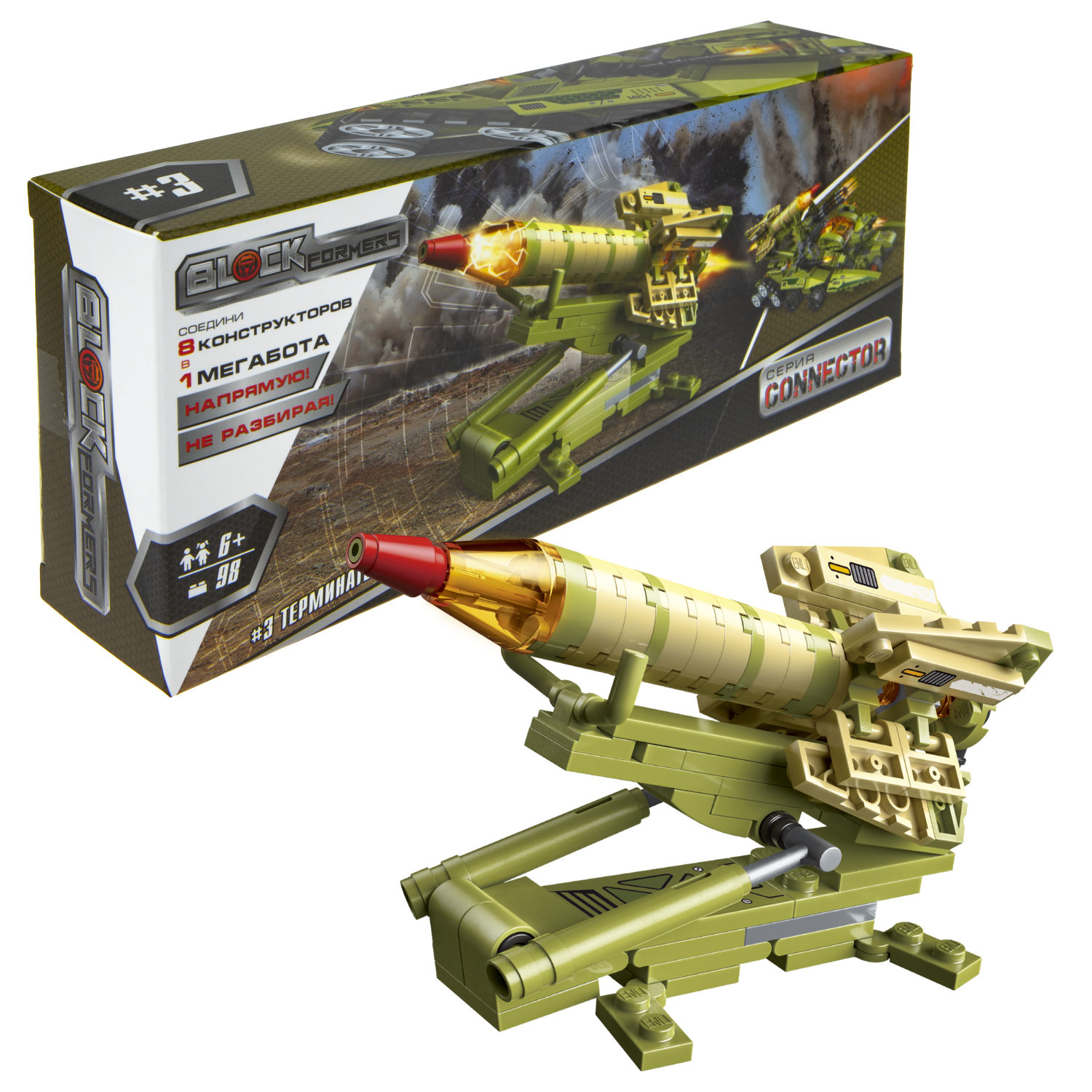 Конструктор  Трансформер BLOCKFORMERS конструктор "Трансфорвард" Cерия CONNECTOR, 8 видов на выбор