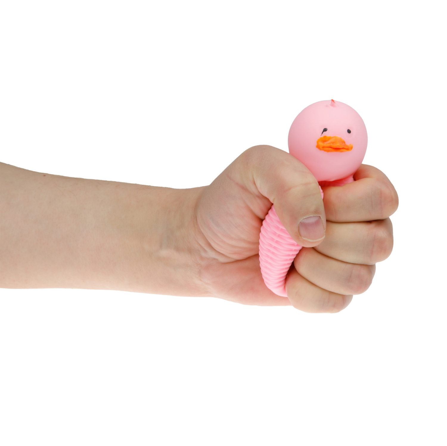 1Toy Жмяка "Выскочка. Птенец" 6х6 см, розовый