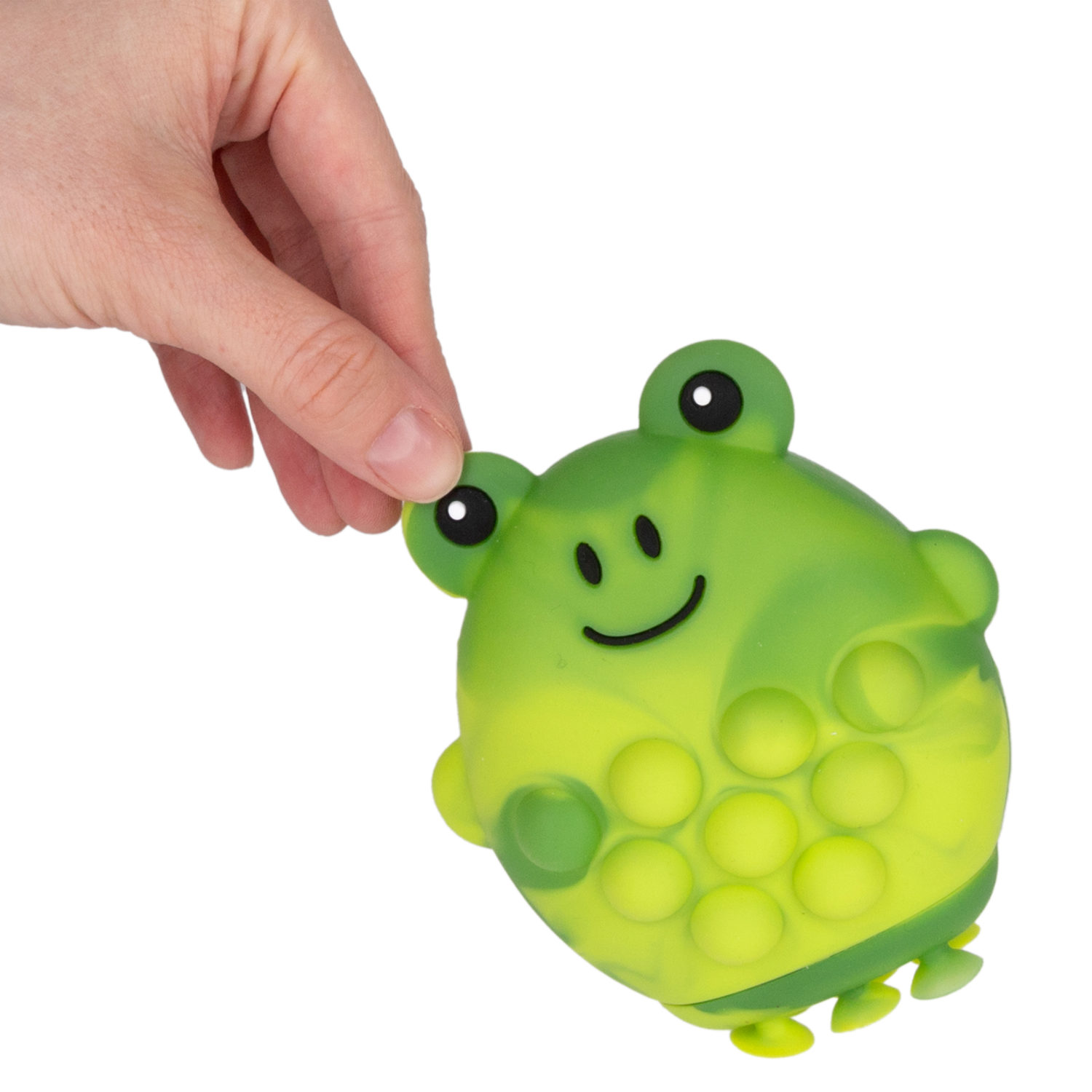 1TOY Жмяка Hit Pop It "Животные" 11х9х5 см, 5 видов на присосках в ассортименте