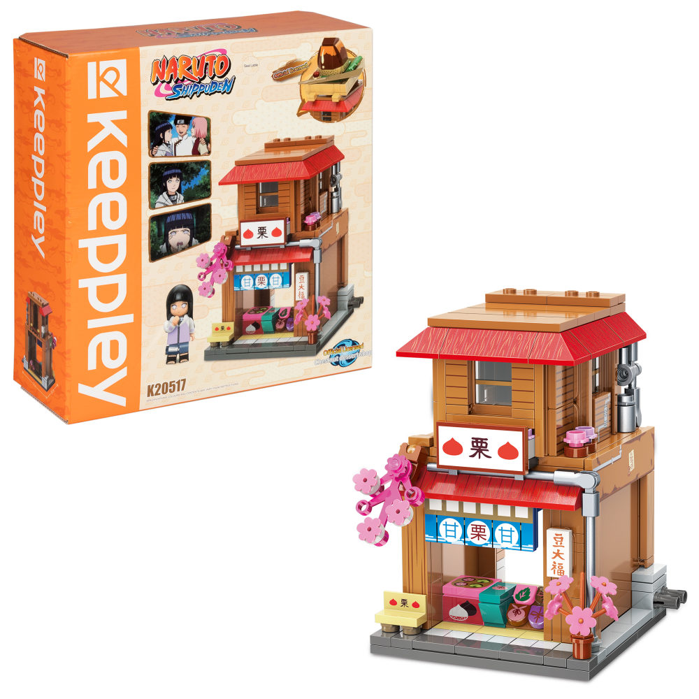 Naruto конструктор "Кондитерская Амагурияма" для мальчиков и девочек, 318 деталей