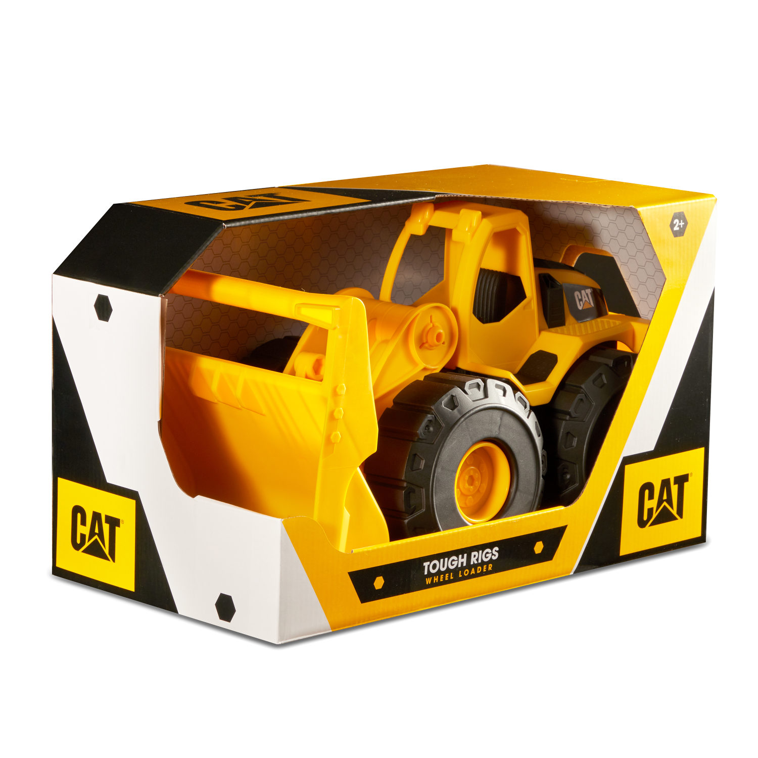 Погрузчик игрушка CAT большой для песочницы, трактор с ковшом, экскаватор