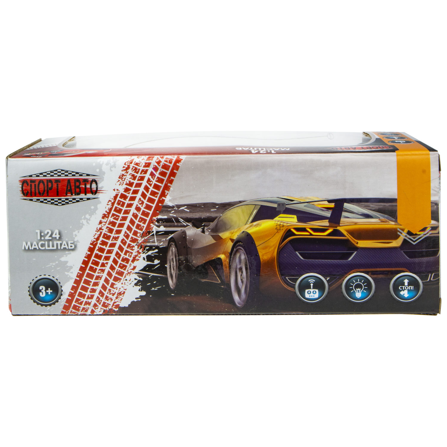 Машинка 1TOY "Спортавто" машина на р/у, серебристая