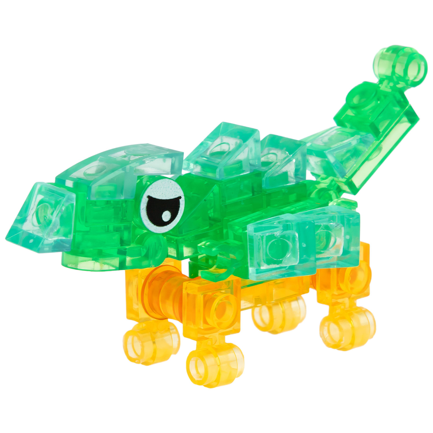 1Toy Blockformers "Планета динозавров" прозрач. блоки  (д/б 12 шт., в асс. 12 видов, коробка)