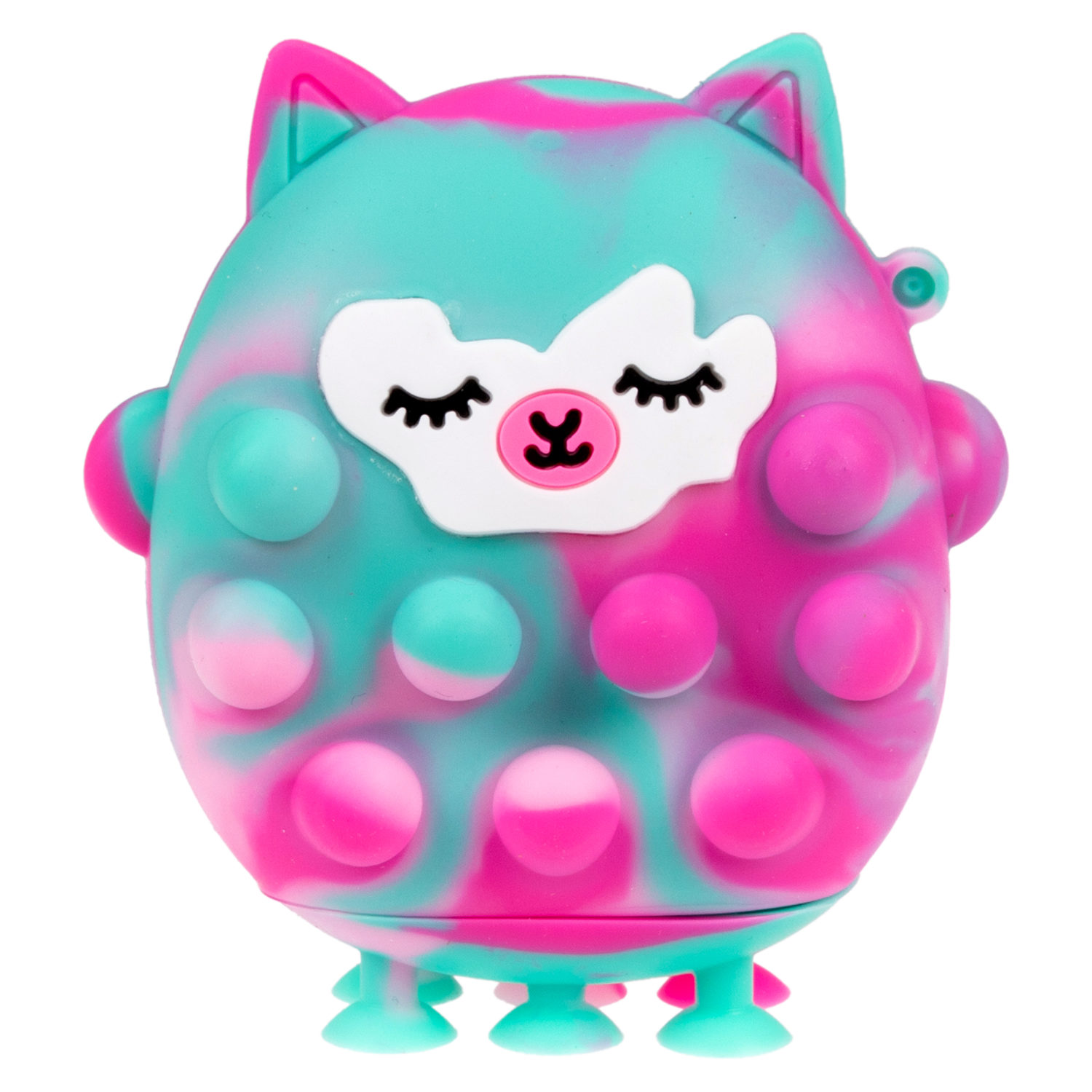 1toy Жмяка Hit Pop It "Лама" 8х7х2 см на присосках, 4 вида в ассортименте