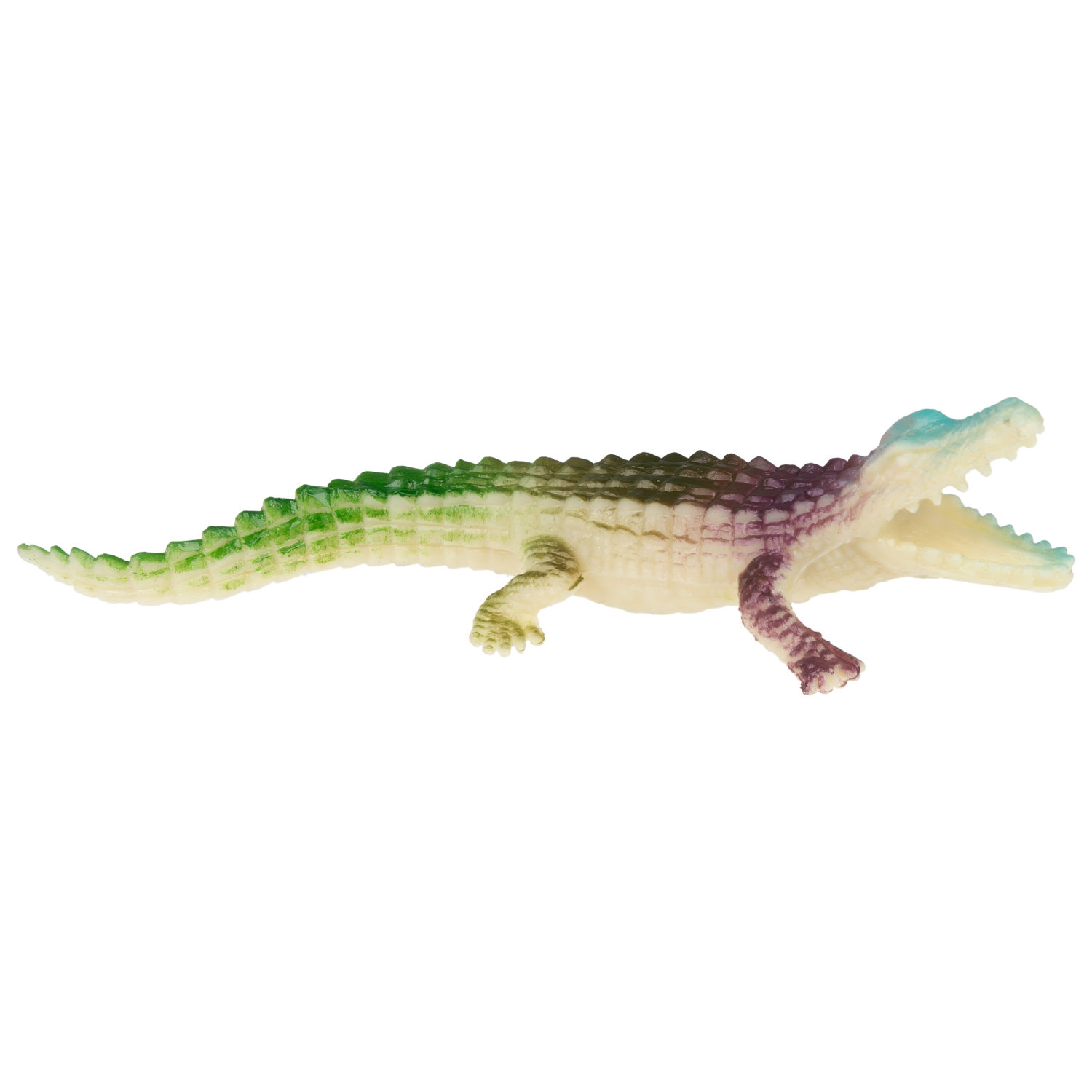 Фигурки животных 1TOY "В мире животных" рептилии игрушки, крокодил, игровой набор, 8 шт