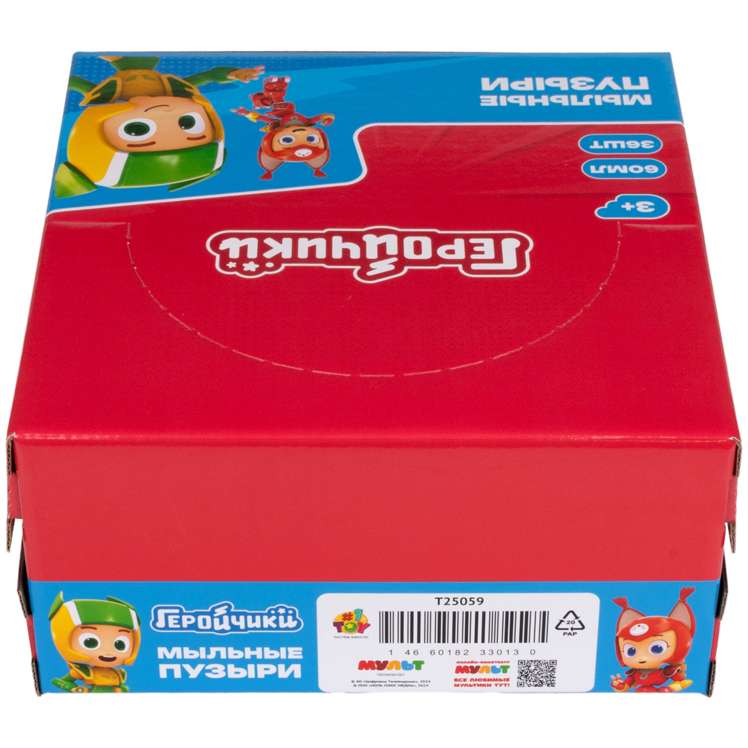 1TOY Геройчики, мыльные пузыри, 60 мл