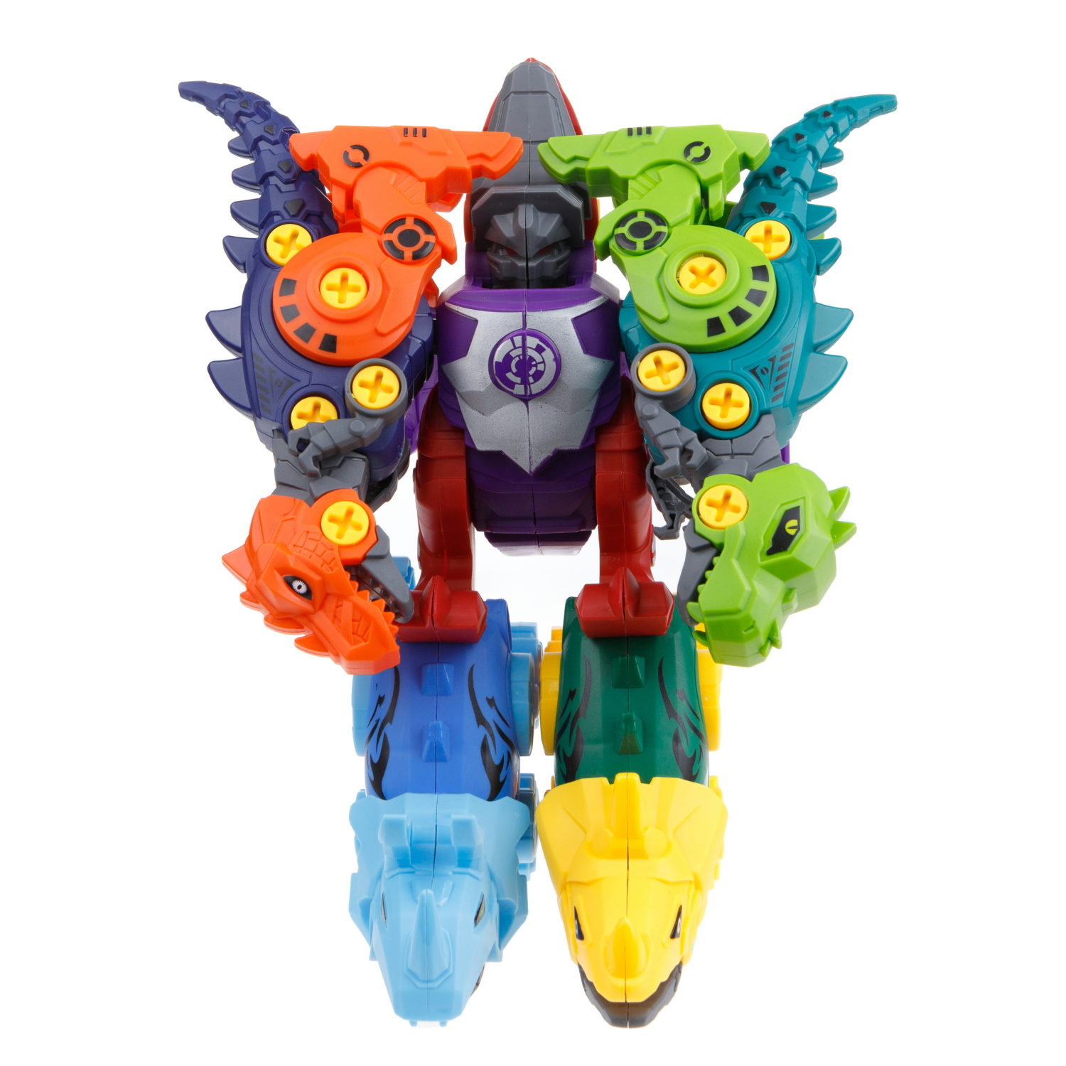 1Toy Трансботы "Зоотехника" (д/б 5 шт., в асс. 5 видов, из 5 шт. собирается большой робот)