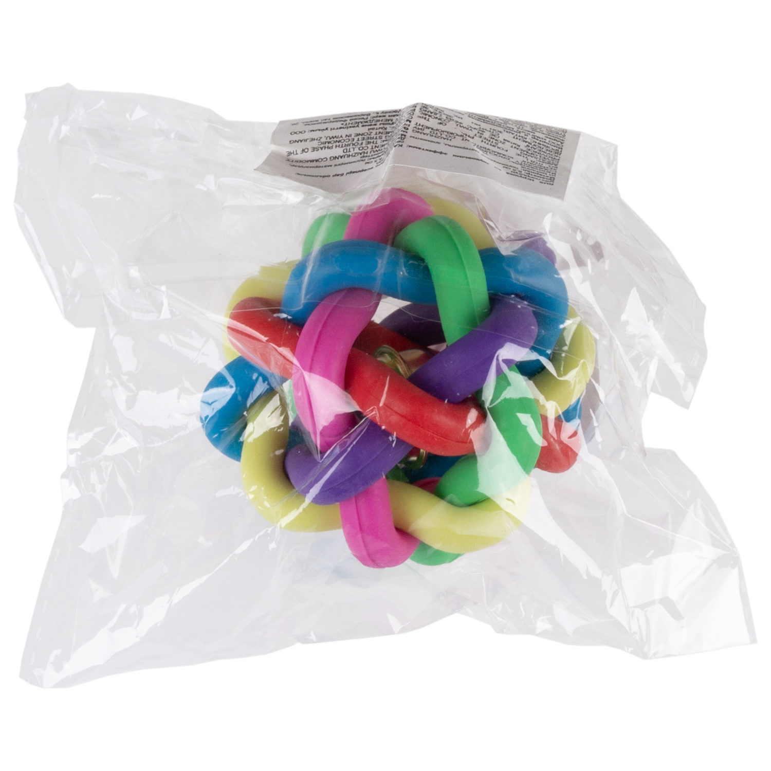 1toy мячик-попрыгун плетенка-спагетти 6,5 см