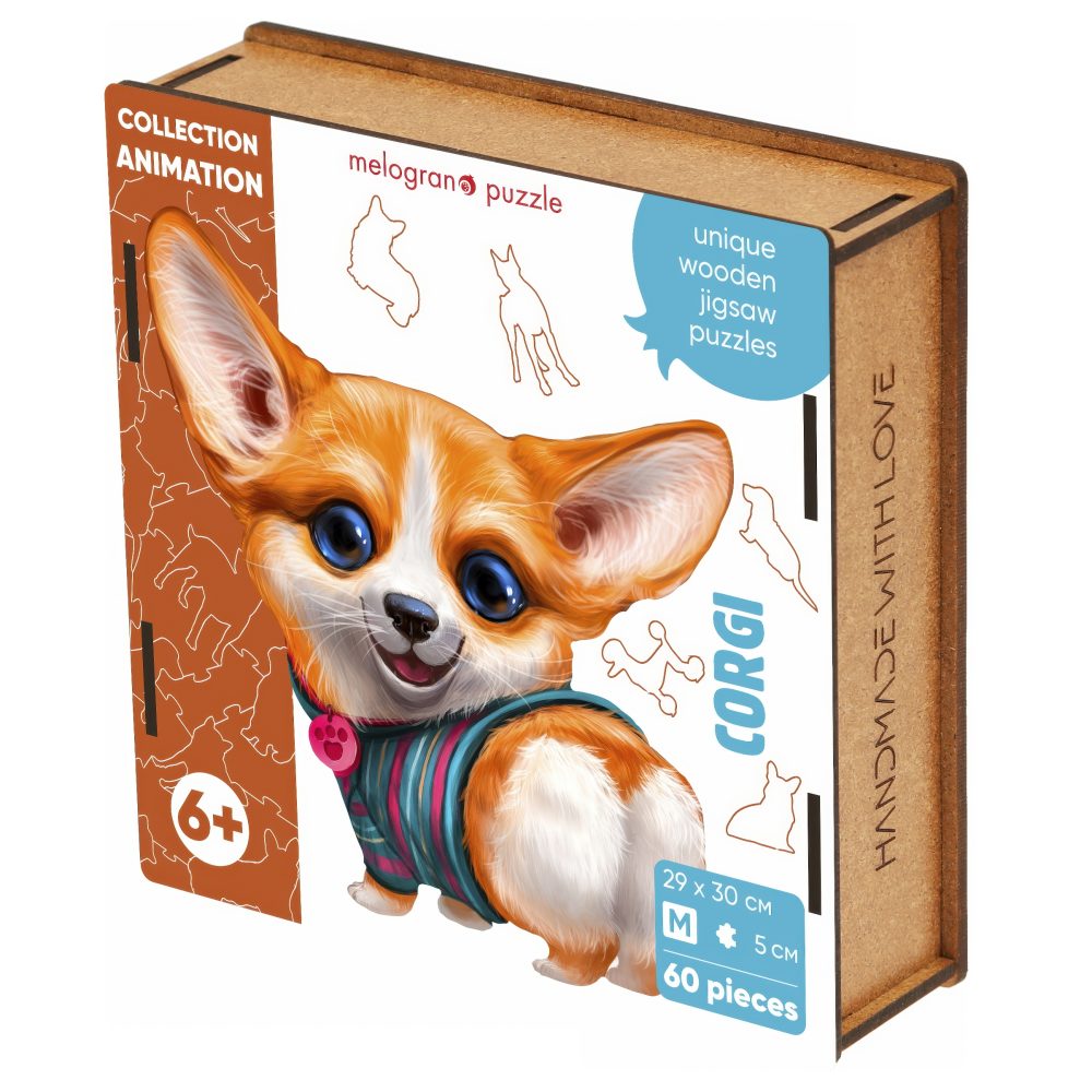Пазлы Collection Animals Корги, 60 деталей