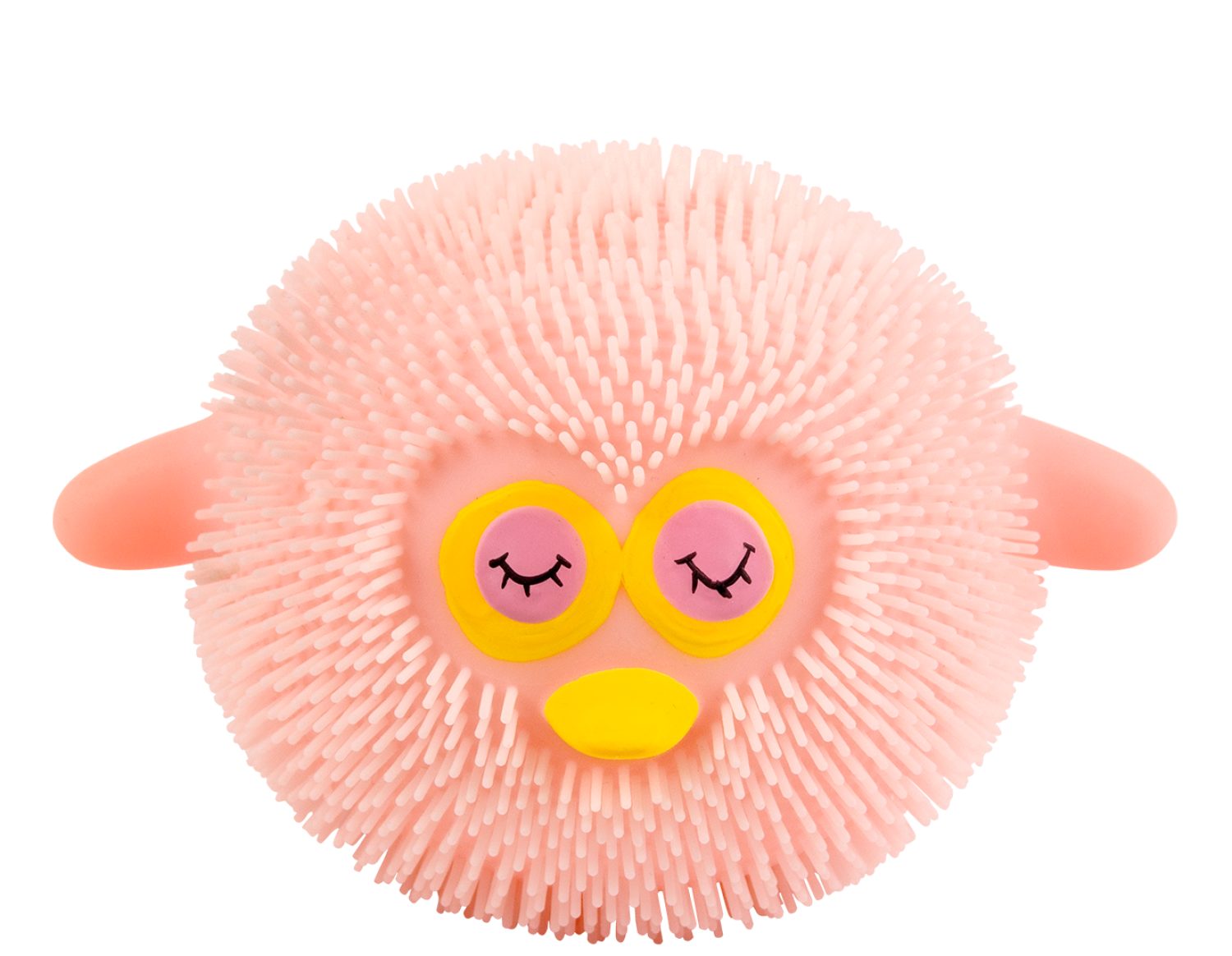 Игрушка-антистресс для рук 1toy Йо-Ёжики, "Животные" обезьяна 13 см, со светом