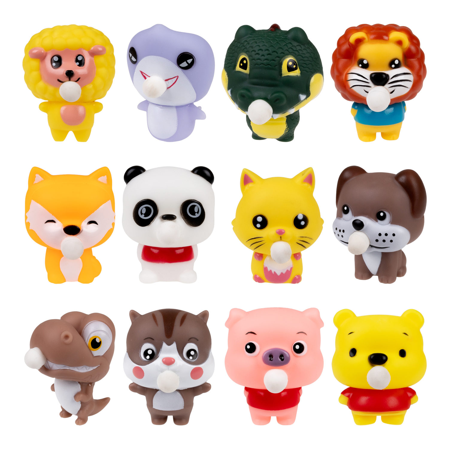 1TOY Bubble Gum-антистресс "Животные" 7,5х6х6 см, лев