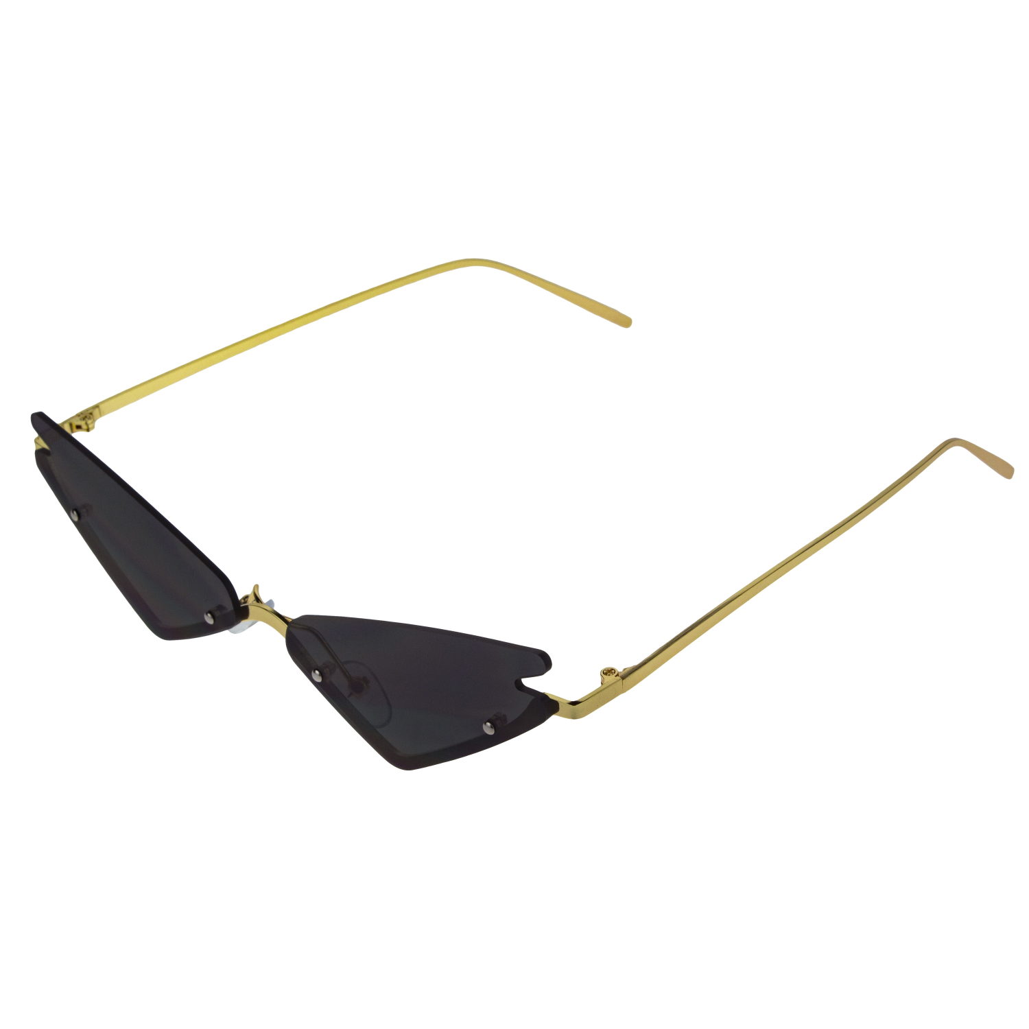 Солнцезащитные очки Lukky Fashion, узкие, черный