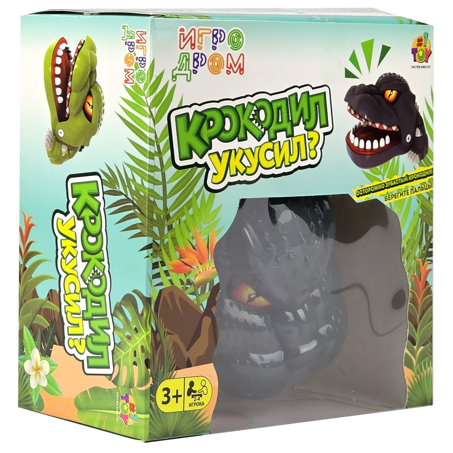 Настольная игра 1TOY Игродром Крокодил укусил?