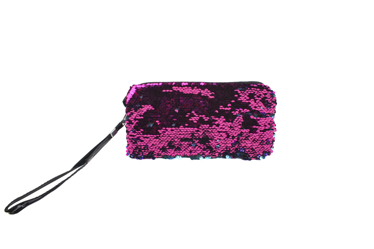 Косметичка LUKKY с пайетками с двух сторон, 3 цвета на выбор