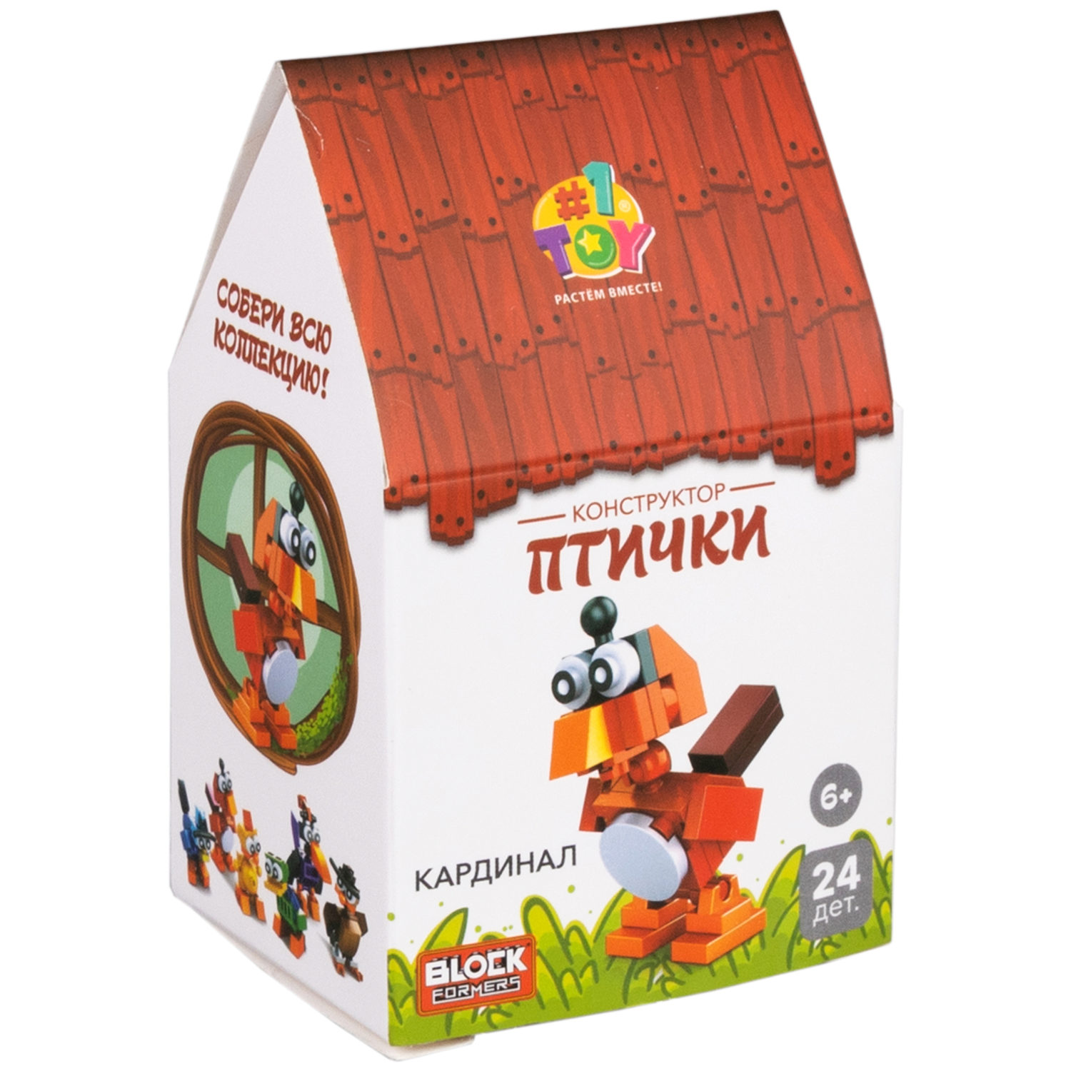 1Toy Blockformers "Птички", в ассортименте 6 видов