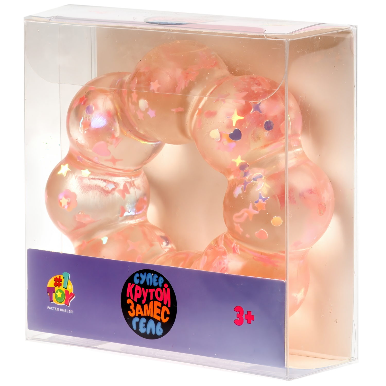 Игрушка-антистресс 1TOY Крутой замес «Супергель» браслет блестки 8*8 см