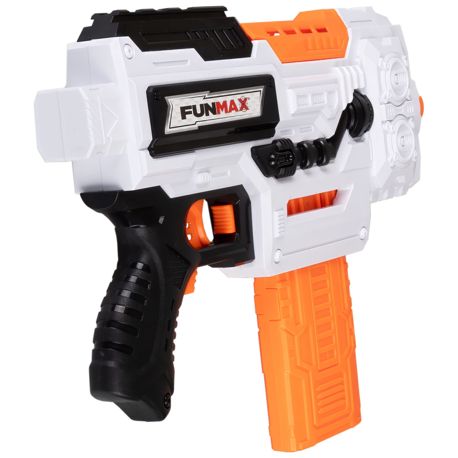 1toy Funmax "A53" бластер электромеханический, обойма на 12 выстрелов, в комплекте 24 EVA снаряда.