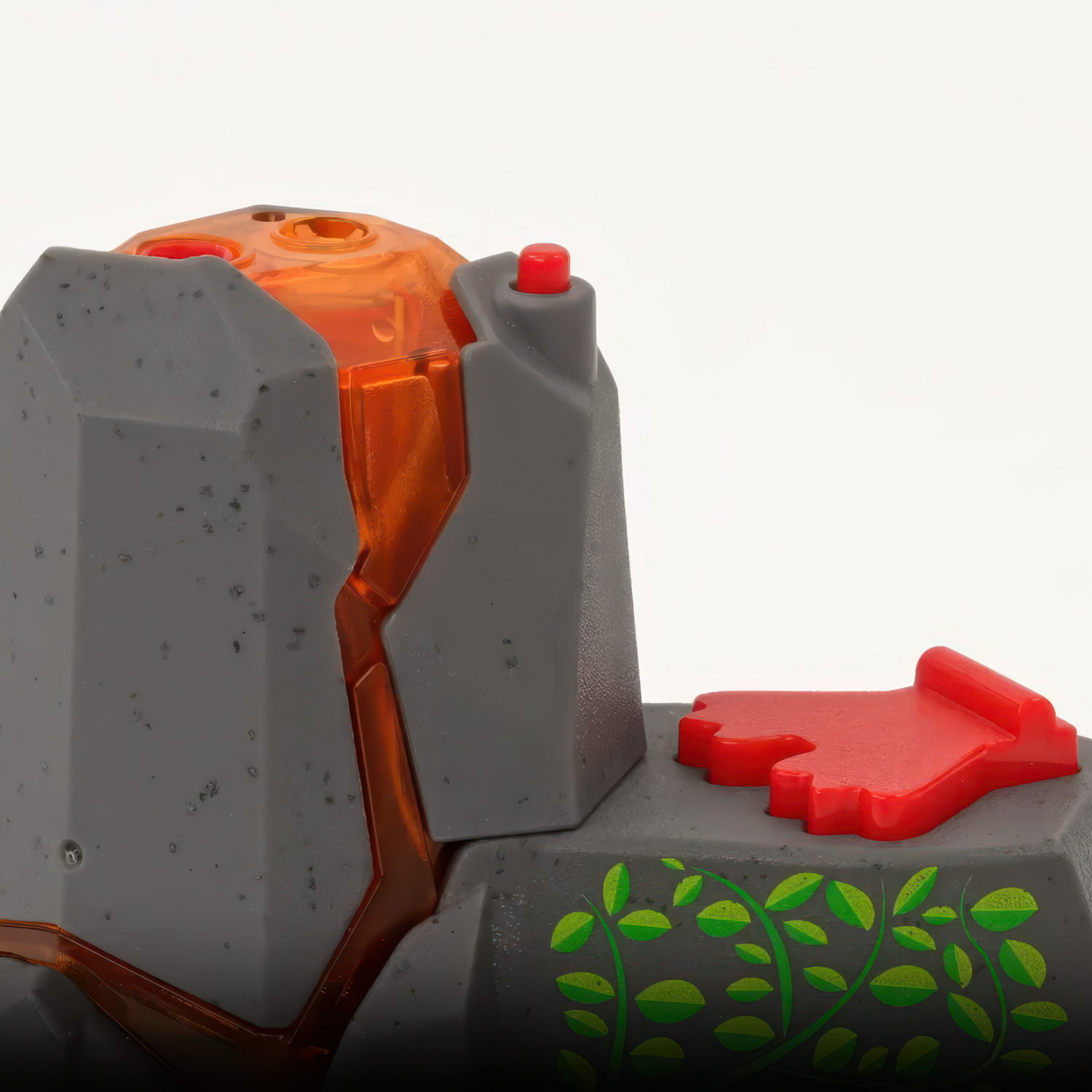 Динозавр и извергающийся вулкан BRIO со светом, звуком, паром, для деревянной железной дороги