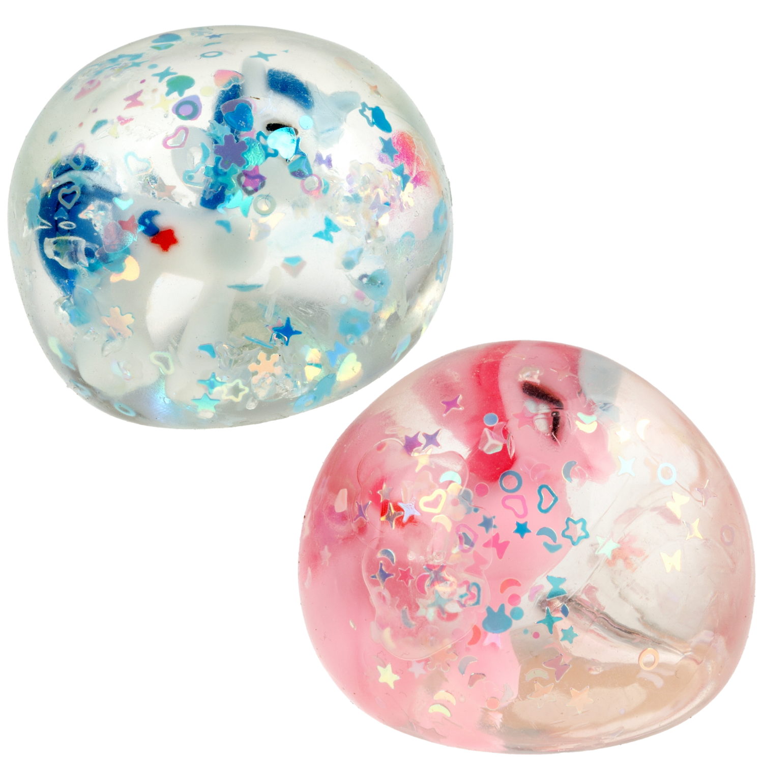 Игрушка-антистресс 1TOY Крутой замес Супергель Шар с единорогом, 6 см, в ассортименте