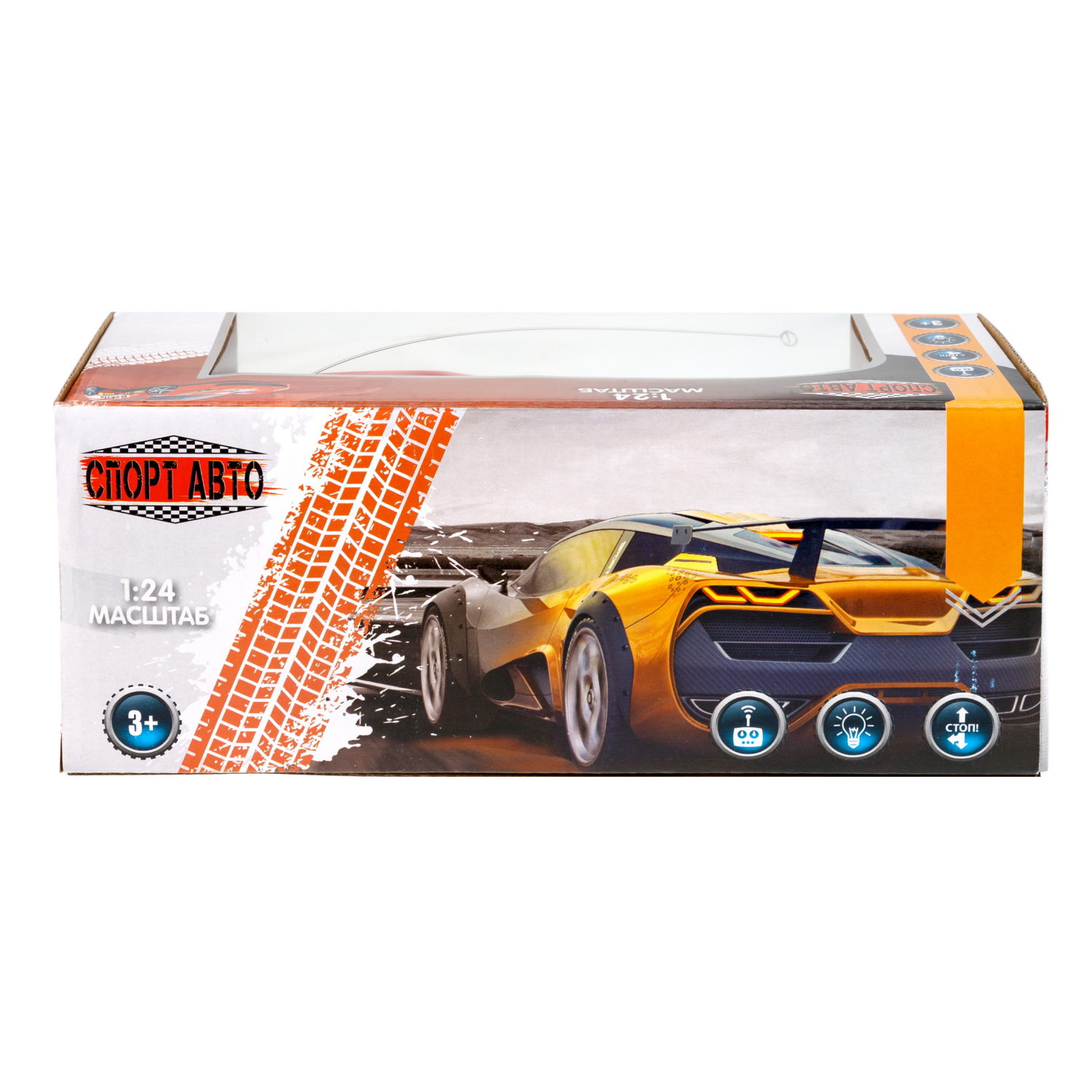 Машинка на пульте управления 1TOY со светом