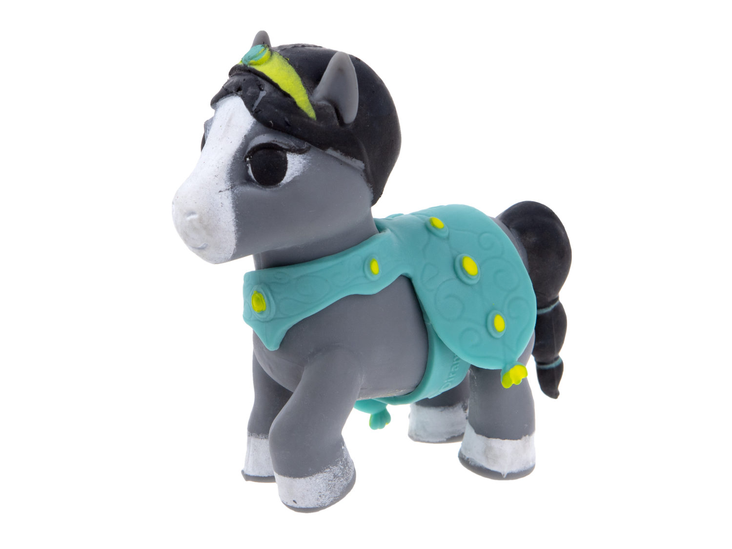 1TOY Пони на фасоне, пони тянущиеся в костюмчиках, 10см, 12 видов, пакет с окном, 12 шт в д/б