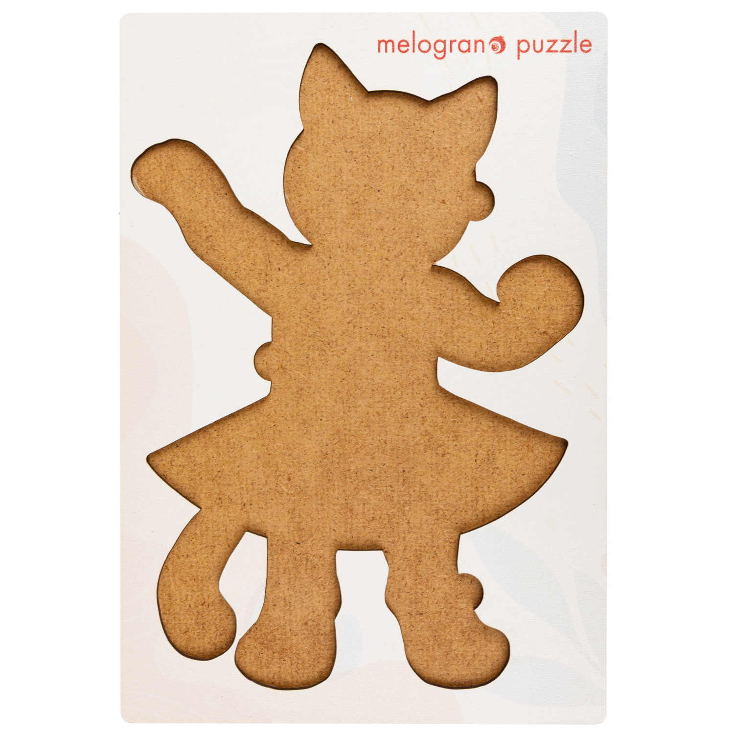 Деревянные пазлы Collection Sorter Кошка модница, 32 детали, 3+