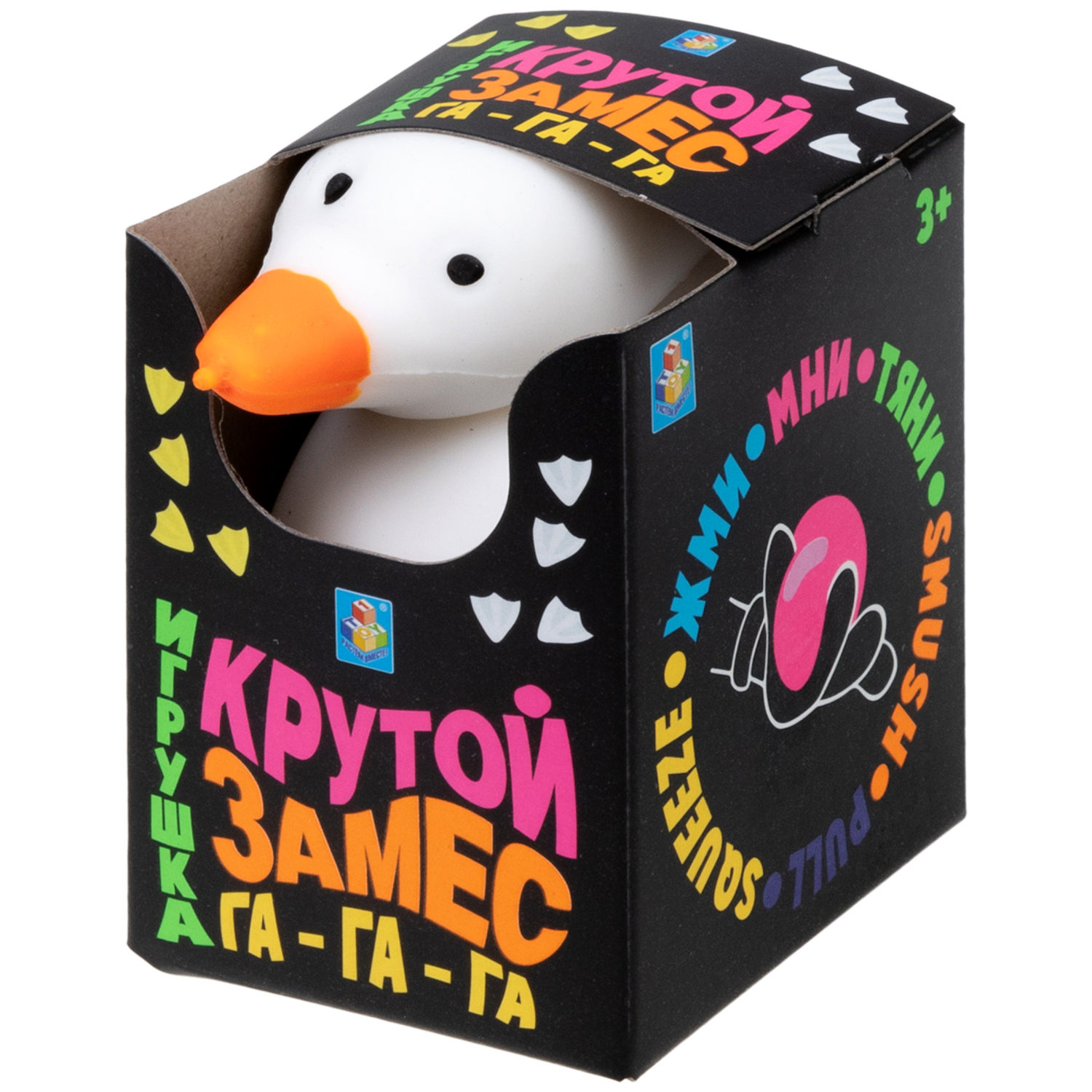 Игрушка-антистресс 1TOY Крутой замес Гусь,  в ассортименте, 10,5х7,5 см