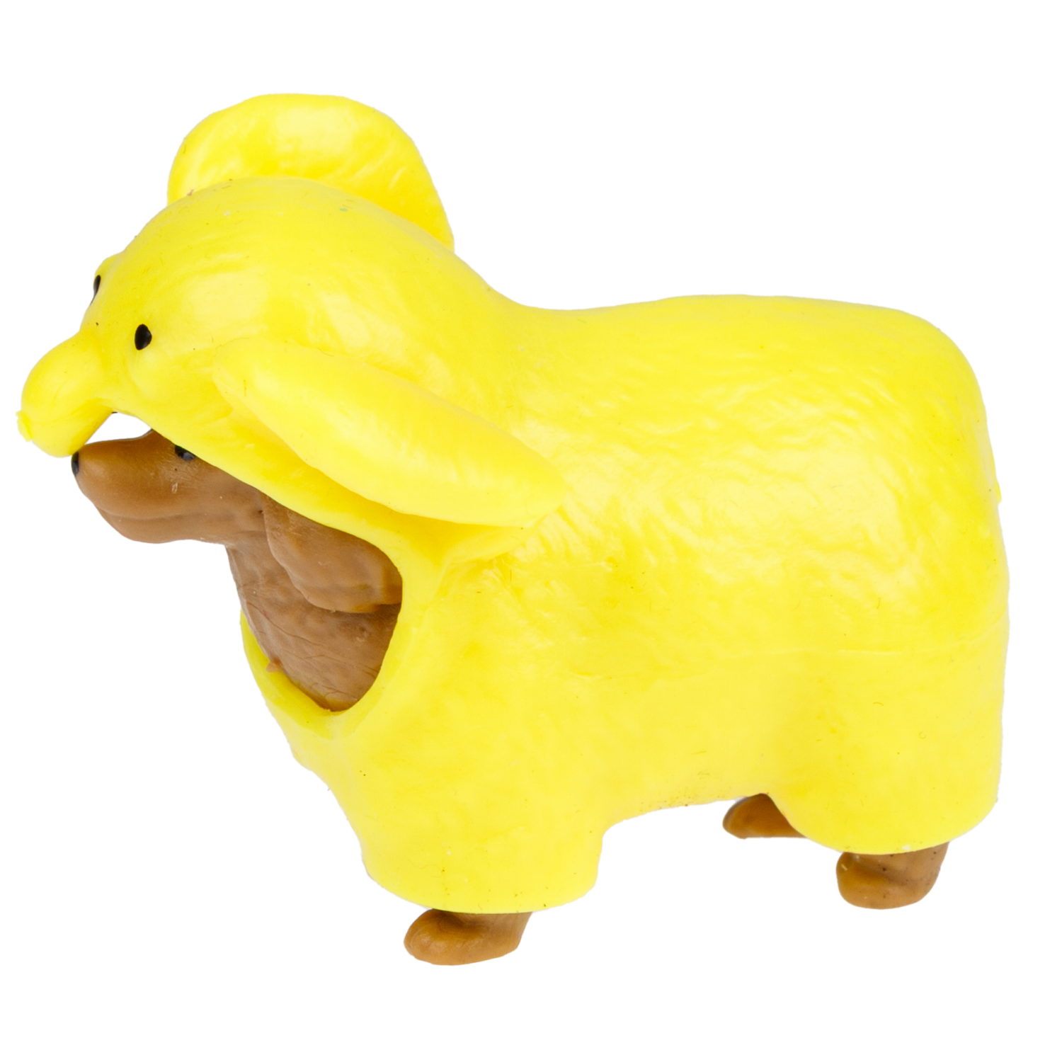 1toy "Прокачка для собачки", тянущиеся собачки в костюмчиках, мини 3,5*3,5*4 см д/б 24 шт