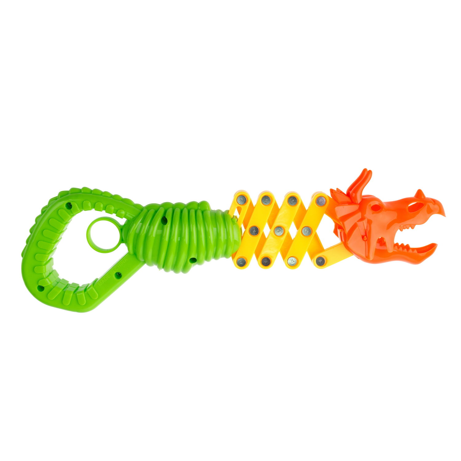 1TOY Хваталка в виде головы животного 24 см., 8 видов в ассорт., бирка, сетка