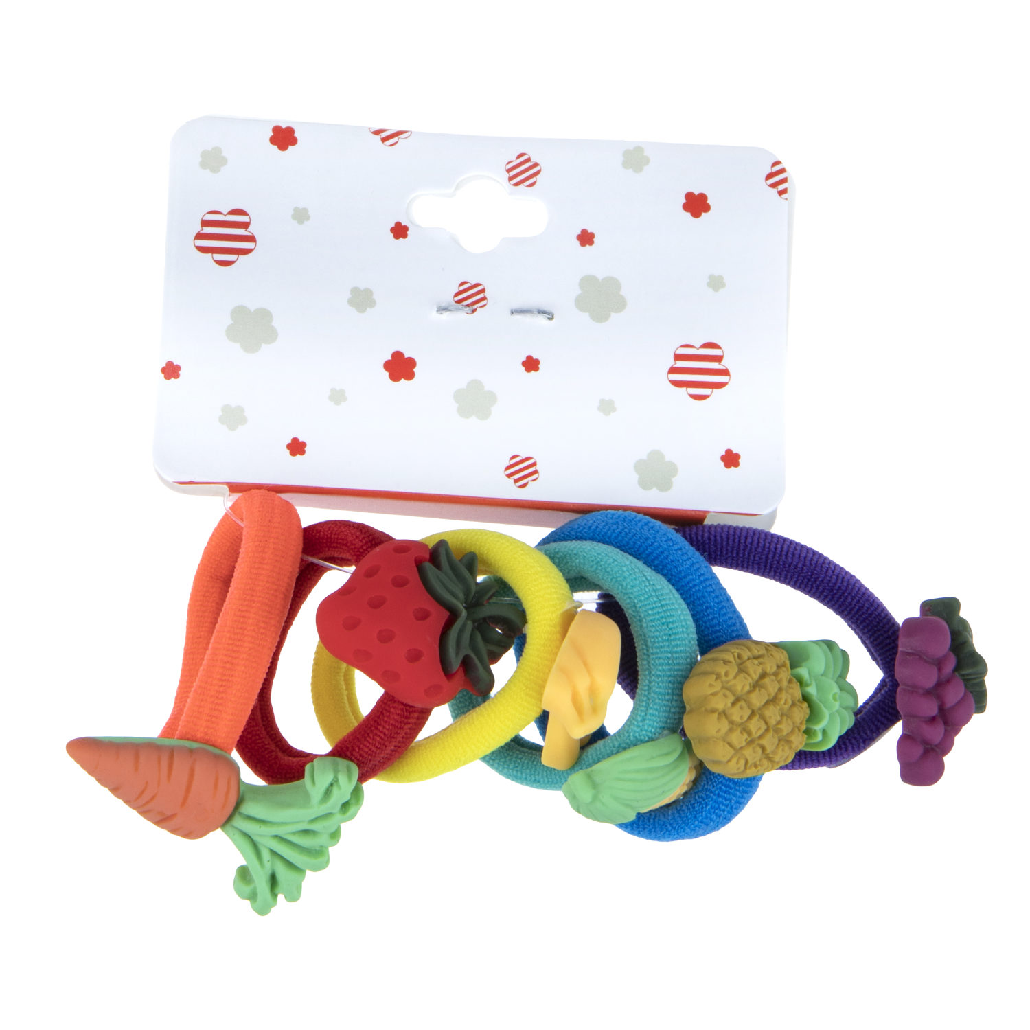 Набор из 6 резиночек 4 см. в асс. 3 вида, хедер в пак.10*12,5см