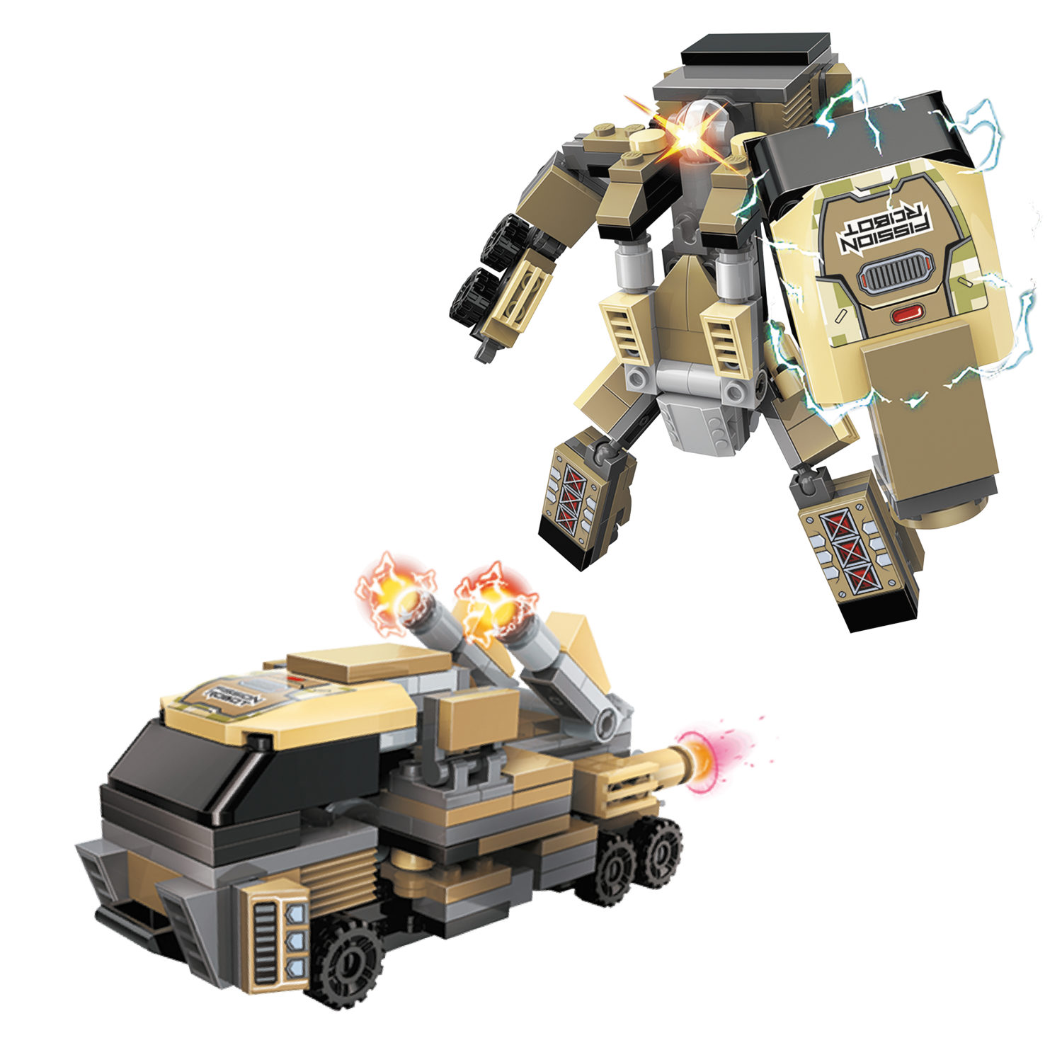 Конструктор  Трансформер BLOCKFORMERS "Терра-транскоммандер" Cерия TRANS CONNECTOR, 6 видов на выбор