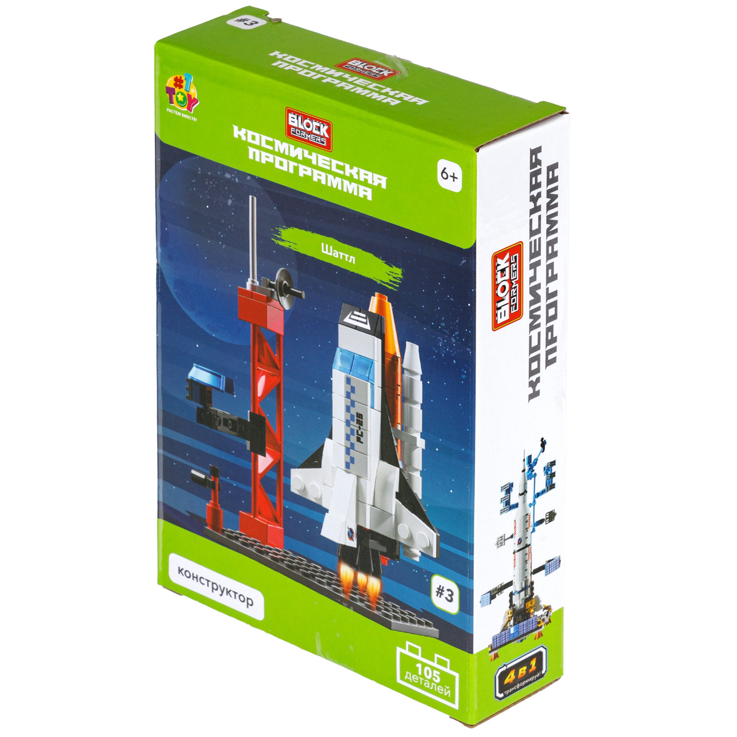 1TOY конструктор Blockformers "Космическая программа", в ассортименте 4 вида