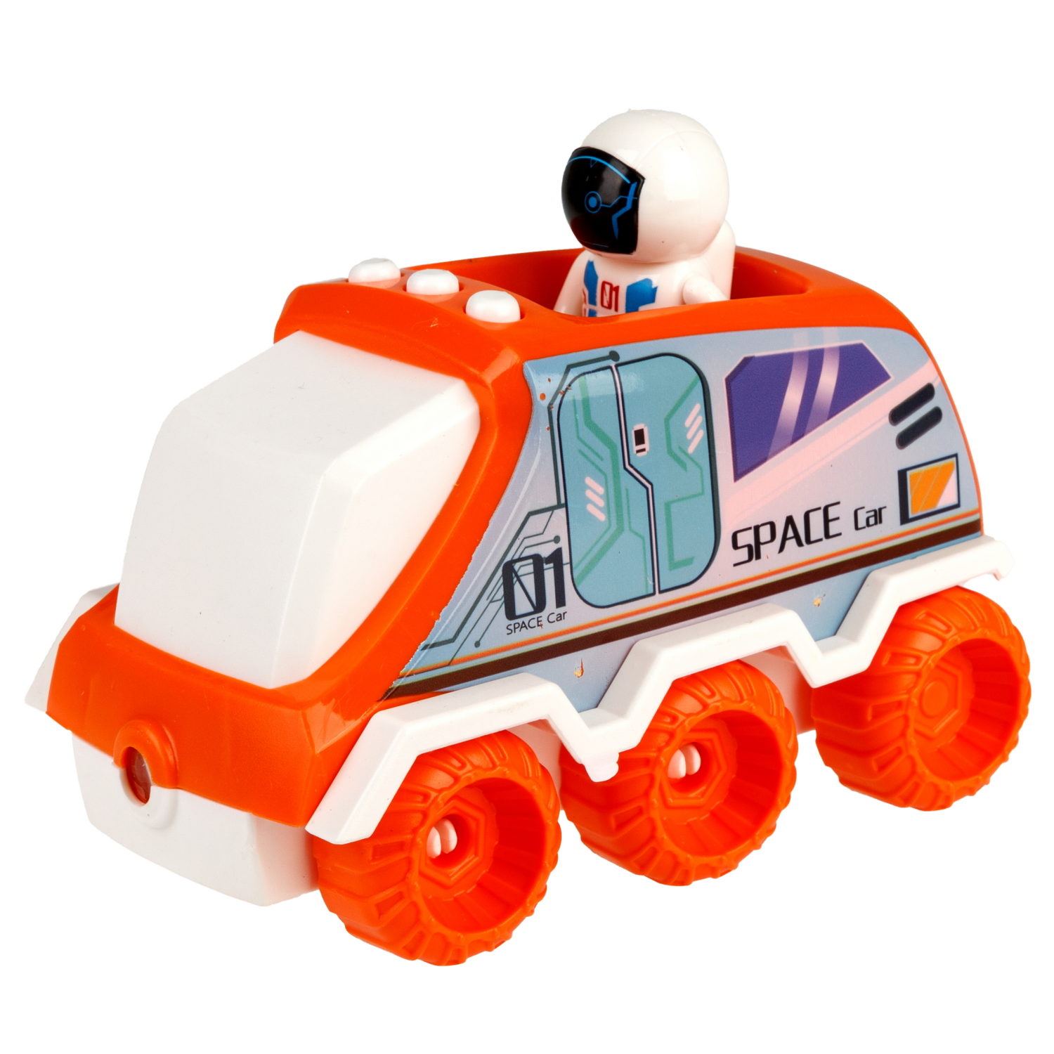 Игровой набор интерактивный 1TOY Space Team II 4-в-1: ракета, космическая станция, шаттл, планетоход, фигурки, световые и звуковые эффекты